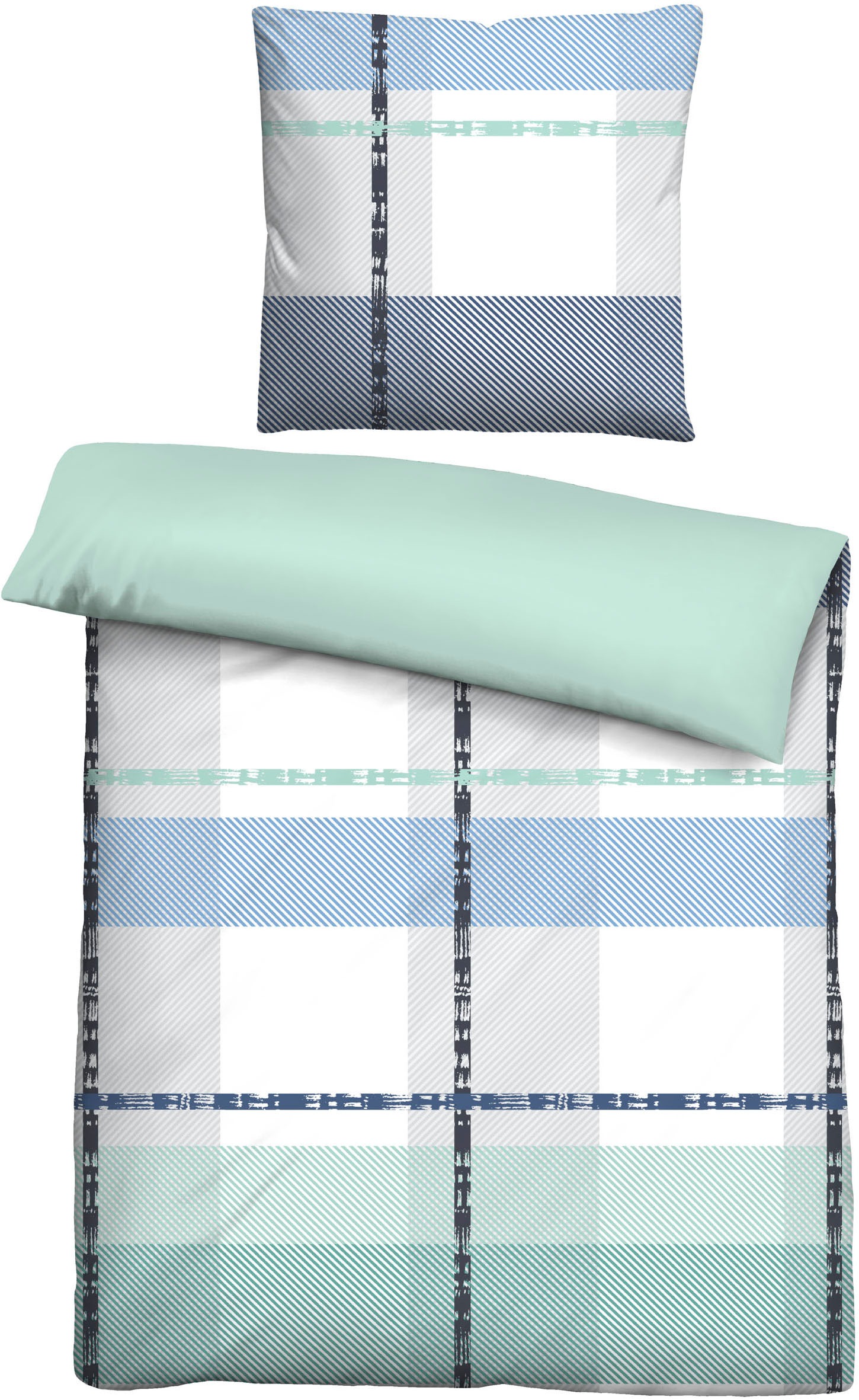 Castell - Markenbettwäsche Wendebettwäsche »0270746« 2 Stk. tlg. Cooling-Ef günstig online kaufen