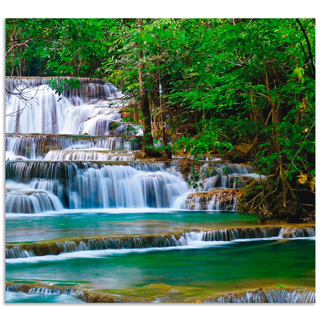 Artland Küchenrückwand »Tiefen Wald Wasserfall«, (1 tlg.)