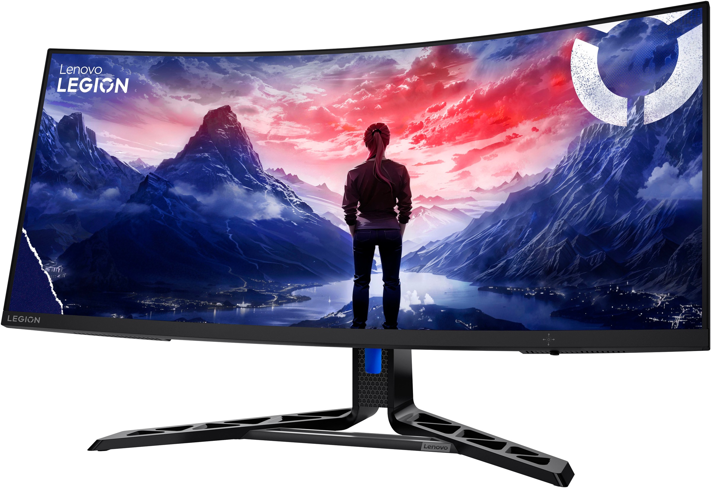 Lenovo Curved-Gaming-Monitor »Legion R34w-30«, 86 cm/34 Zoll, 3440 x 1440 px, UWQHD, 0,5 ms-1 ms-2 ms-3 ms-4 ms-5 ms Reaktionszeit, 180 Hz