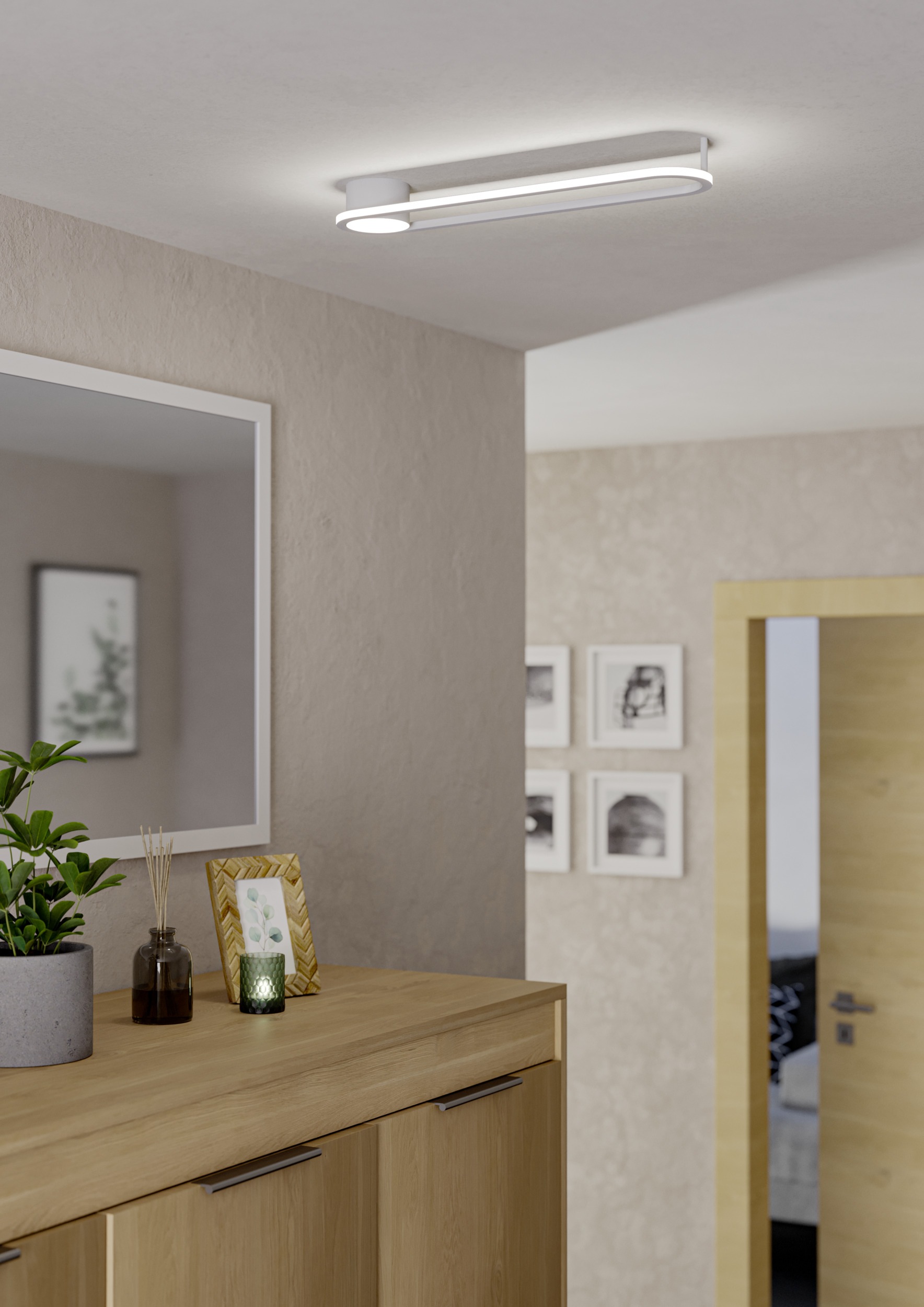 EGLO LED Deckenleuchte »COLLECORVINO Deckenlampe - Alu, Stahl - LED - 24W - günstig online kaufen