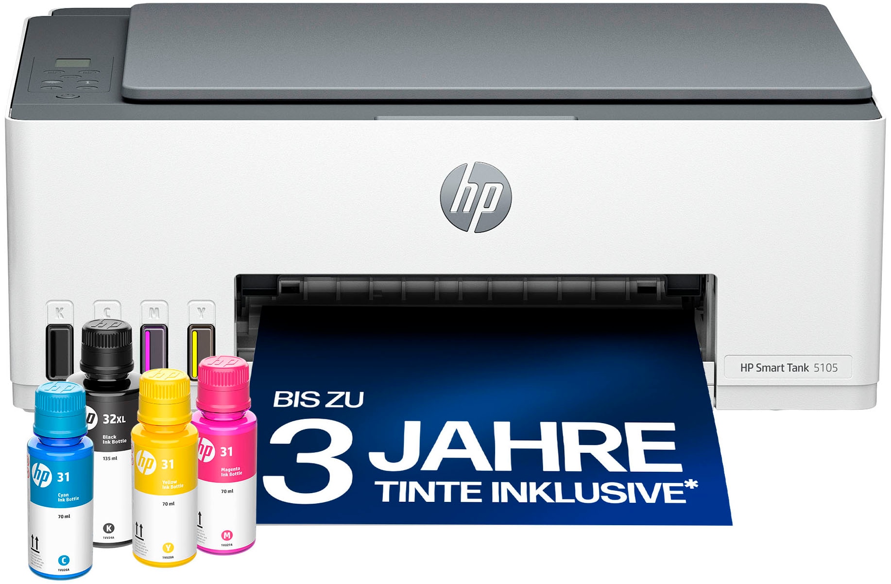 HP Multifunktionsdrucker »Smart Tank 5105 All-in-One-Drucker« Bis zu 20€ Cashback sichern! Nur bis zum 31.10.2026