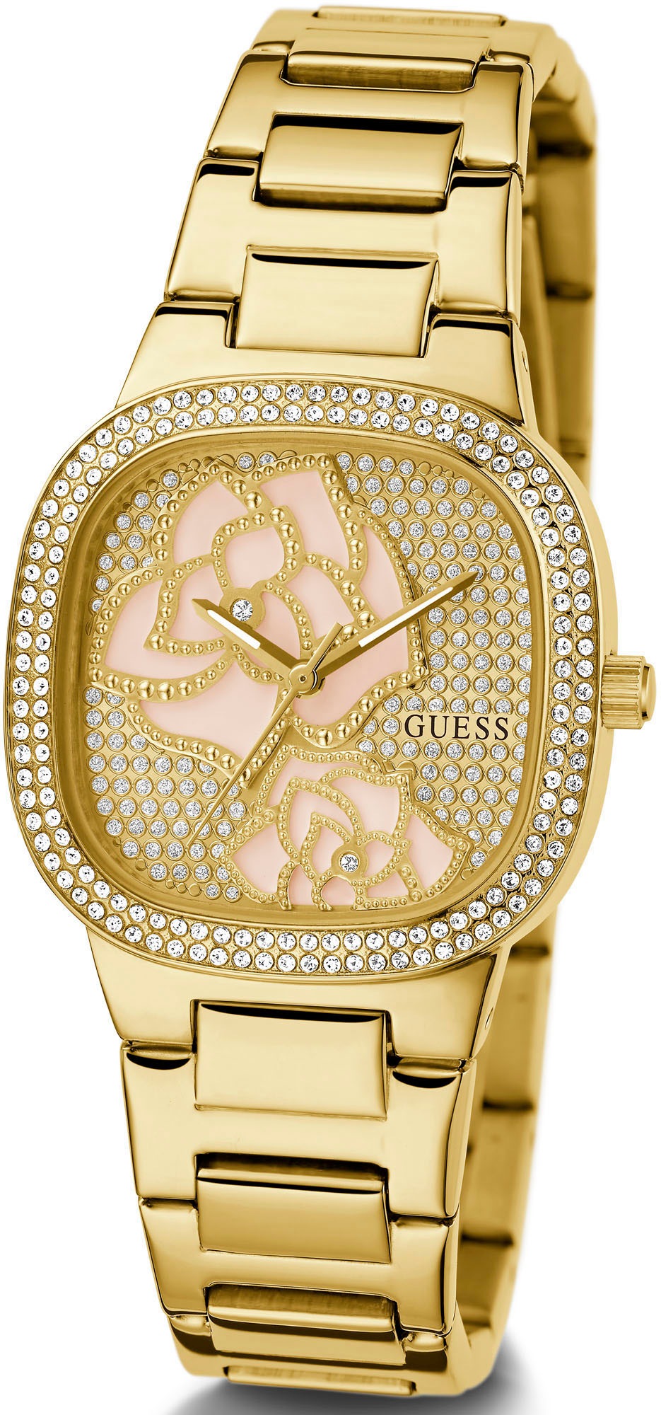Guess Quarzuhr »ROSE BUD«, Armbanduhr, Damenuhr