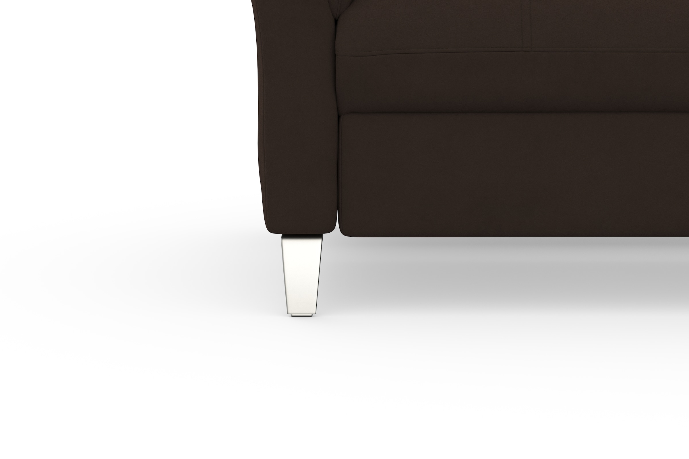 sit&more Ecksofa »Marano L-Form«, inklusive Kopfteilverstellung, wahlweise mit Bettfunktion, Bettkasten
