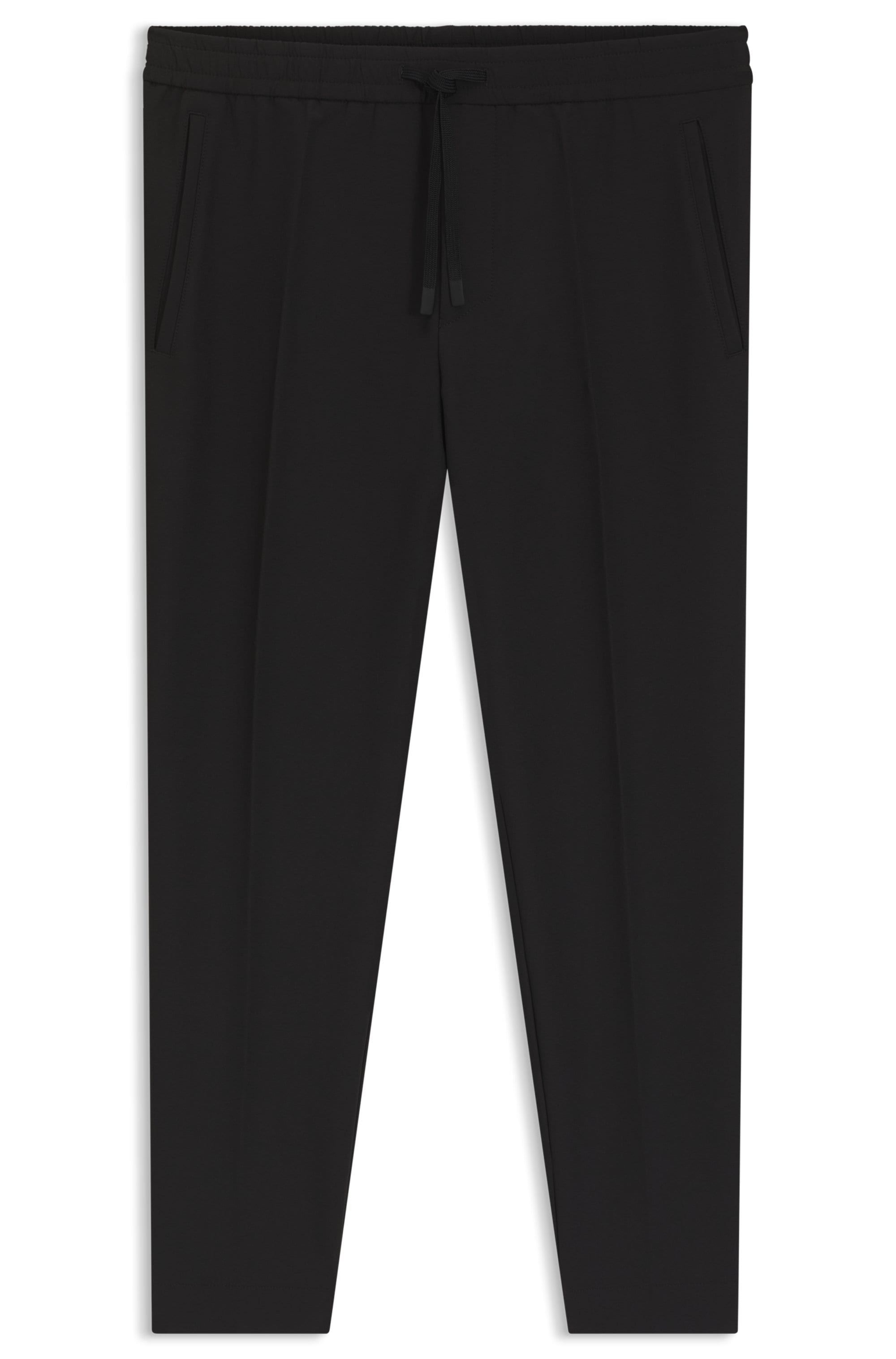 BOSS GREEN Webhose »T Convert«, Elastischer Taillenbund und Kordelzug, Gürtelschlaufen Anzughose
