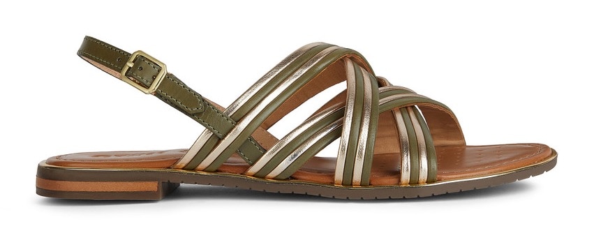 Geox Riemchensandale »D SOZY PLUS G«, Sommerschuh, Sandalette, Blockabsatz, mit verstellbarem Riemchen