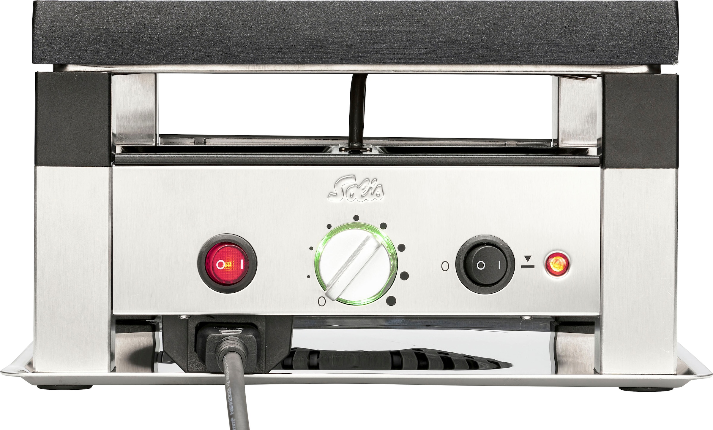 SOLIS OF SWITZERLAND Raclette »5 in 1 Table Grill for 4«, 4 St. Raclettepfännchen, 1020 W