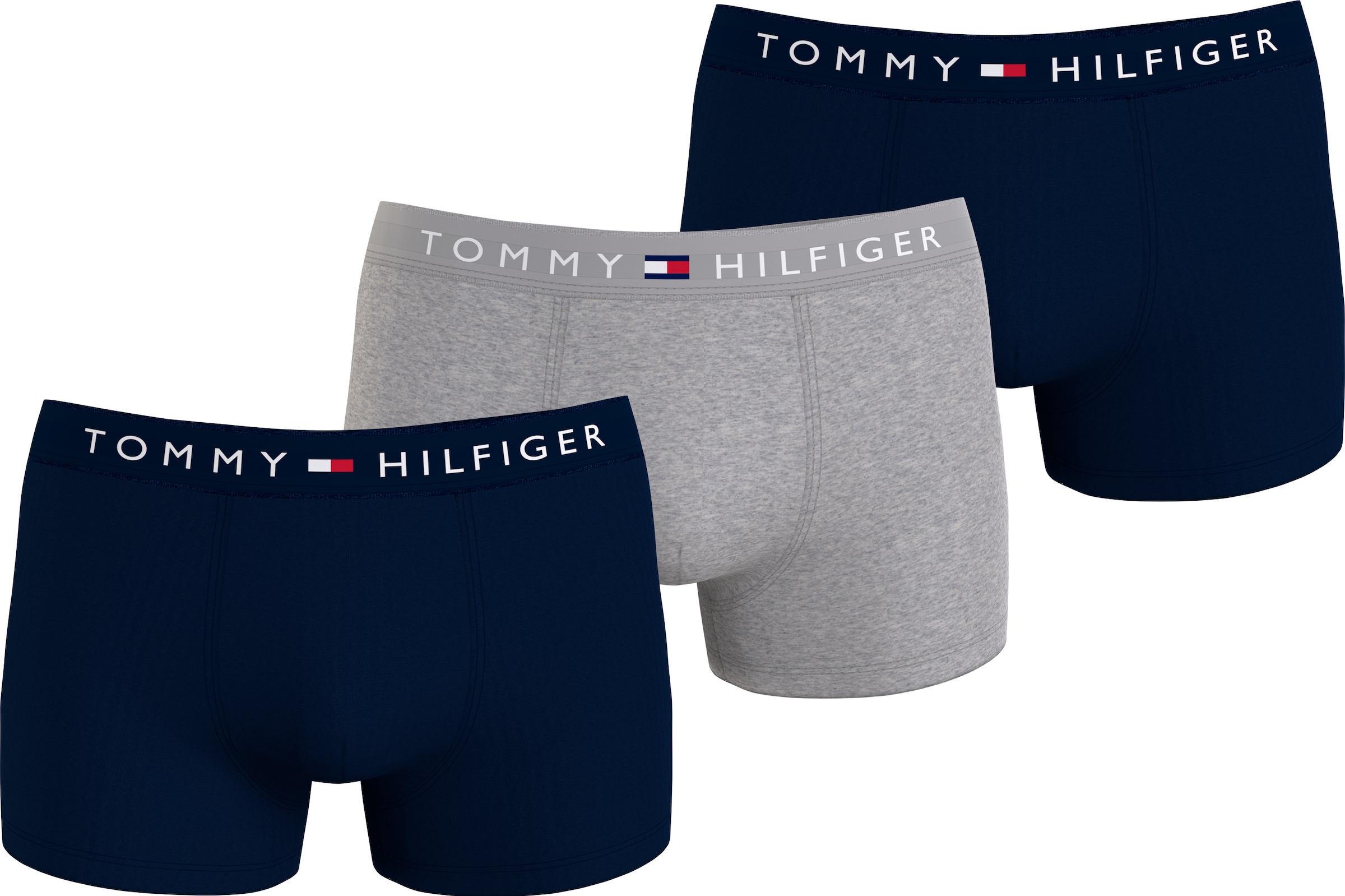 Tommy Hilfiger Underwear Trunk »3P TRUNK WB« Packung, 3er, 3 Stk. mit Logobund