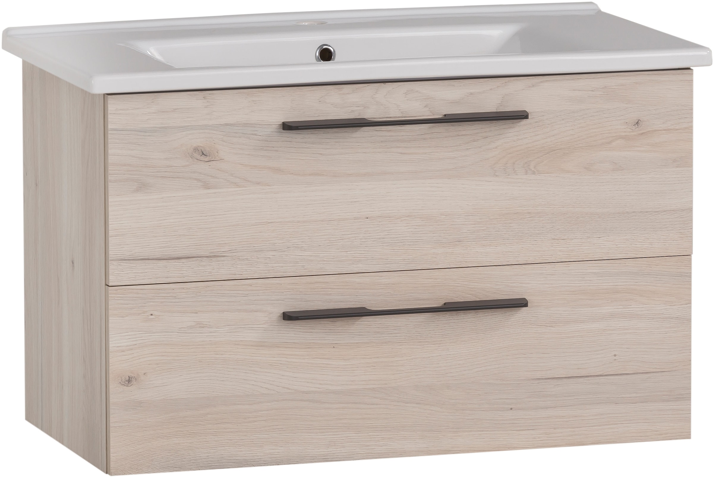 Waschtisch SCHILDMEYER "Maxim, Sandeiche", sandeiche, sandeiche, B:85cm H:54,5cm T:45,5cm