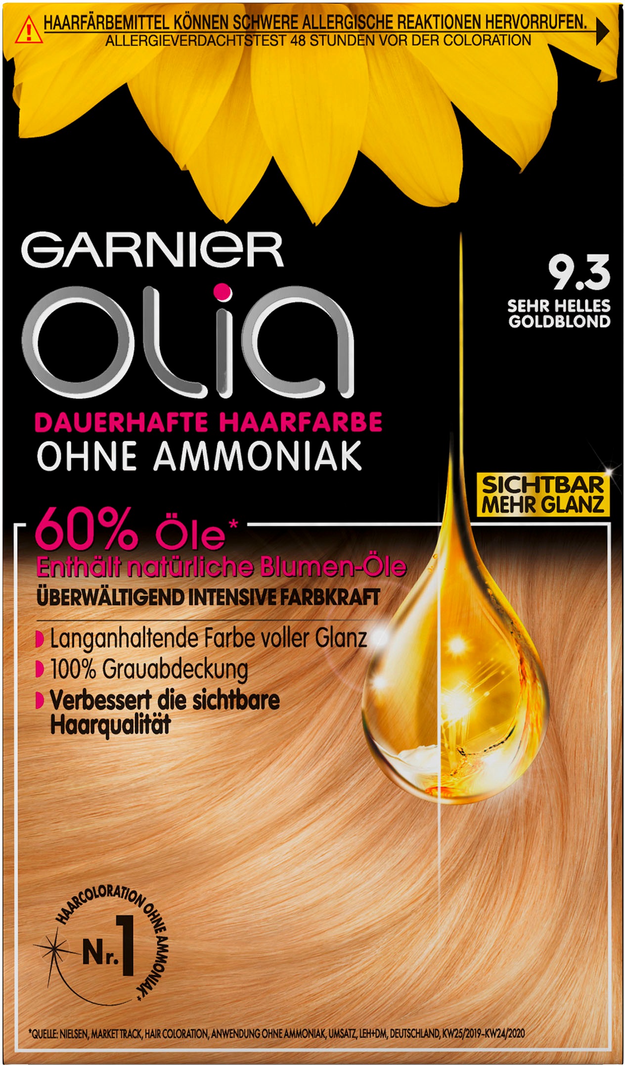 GARNIER Coloration »Olia dauerhafte Haarfarbe«, mit pflegender Formel
