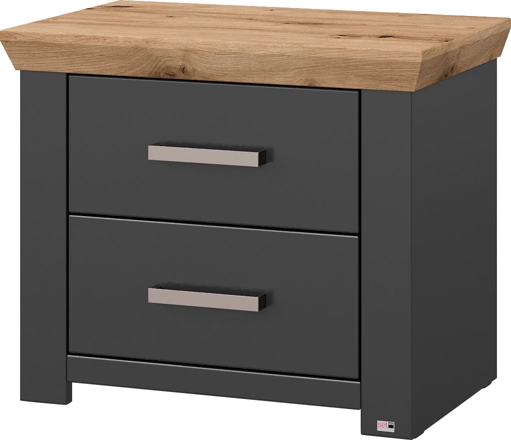set one by Musterring Nachtkommode »York Schlafen« 1 Stk. tlg. mit zwei Sch günstig online kaufen