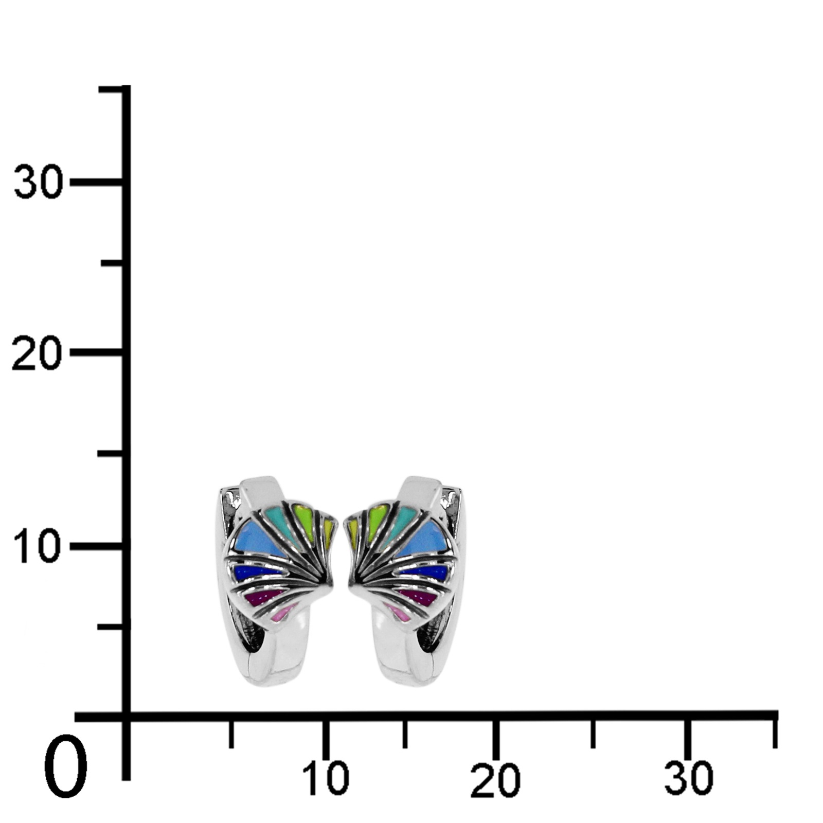 OSTSEE-SCHMUCK Paar Creolen »Ostsee-Schmuck Creole Blüte Creole Blüte«