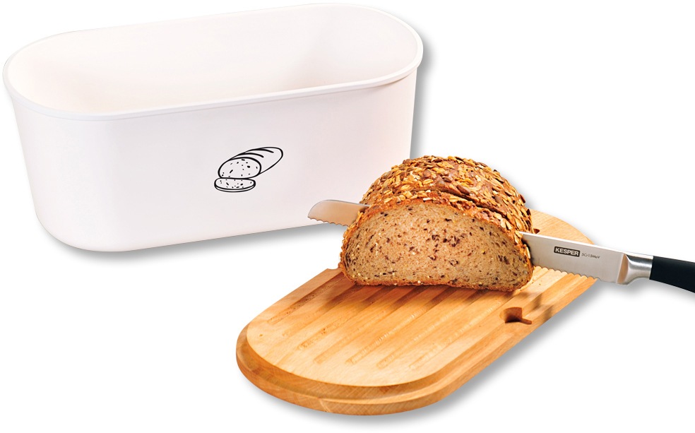 KESPER® Brotkasten, (2 tlg.), mit Deckel aus Melamin