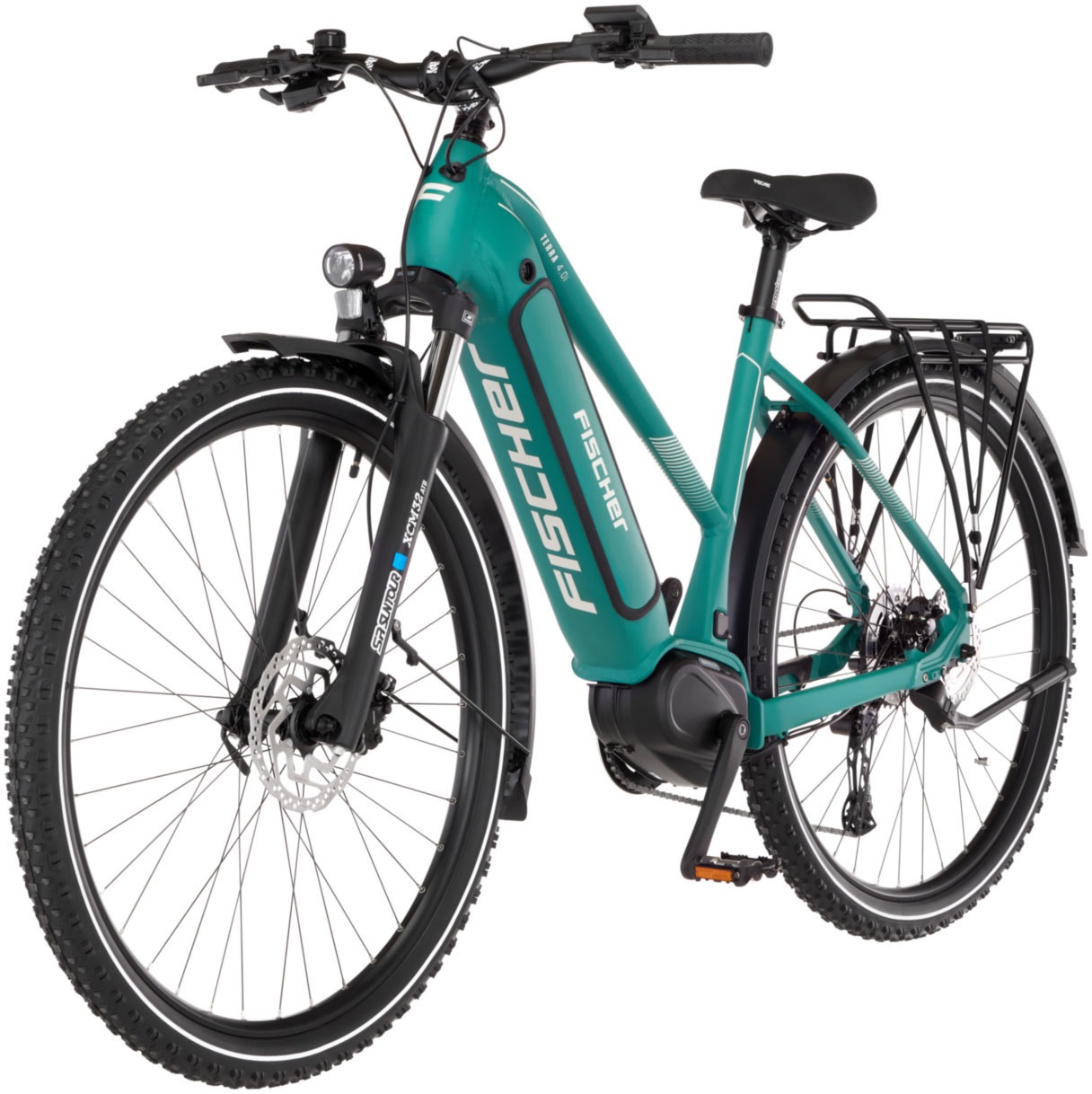 FISCHER Fahrrad E-Bike »TERRA 4.0i 630 45«, 10 Gang, Shimano, CUES, (mit Akku-Ladegerät-mit Werkzeug)