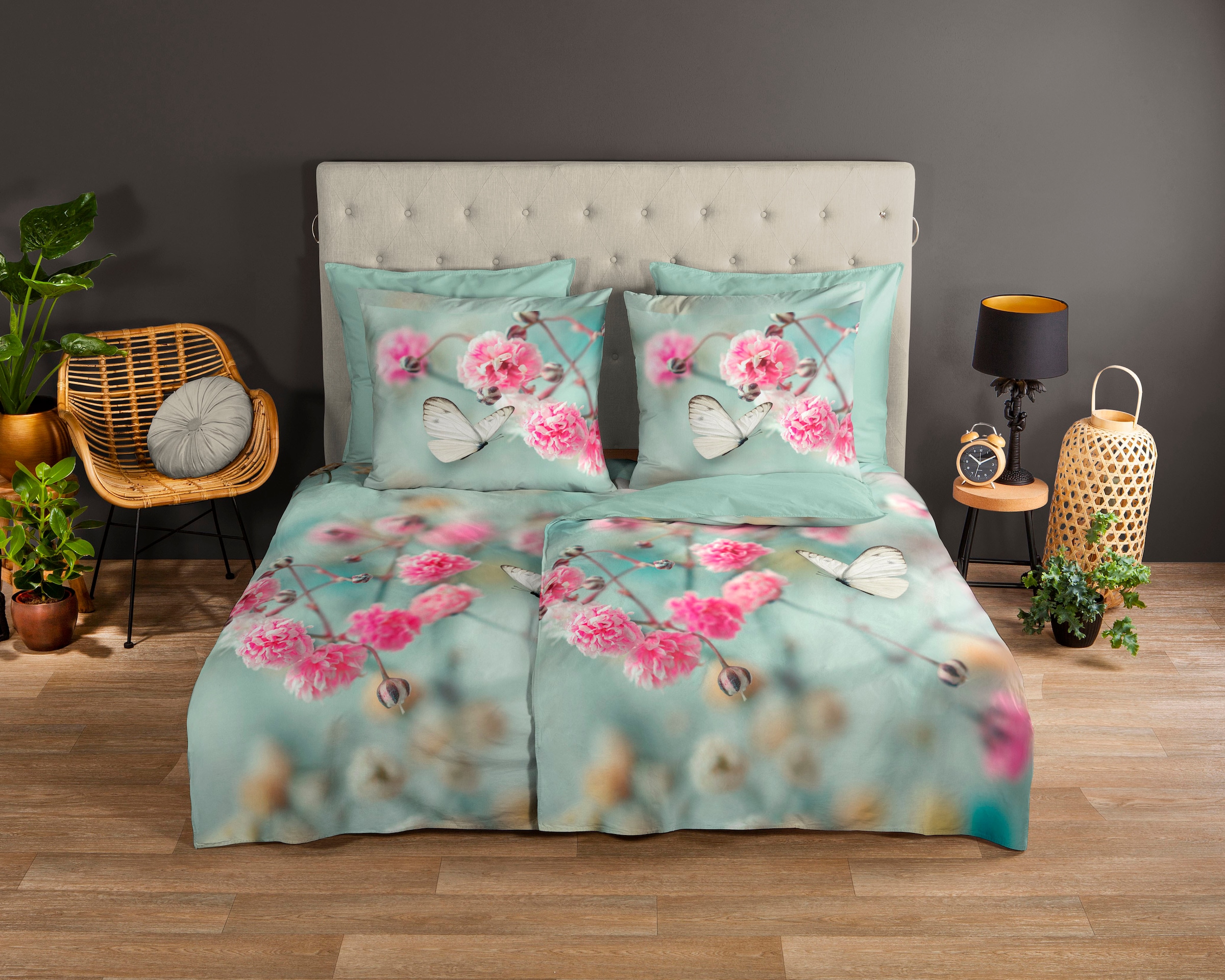 good morning Wendebettwäsche »Adel« 2 Stk. tlg. 100% Baumwolle, 135x200, Re günstig online kaufen