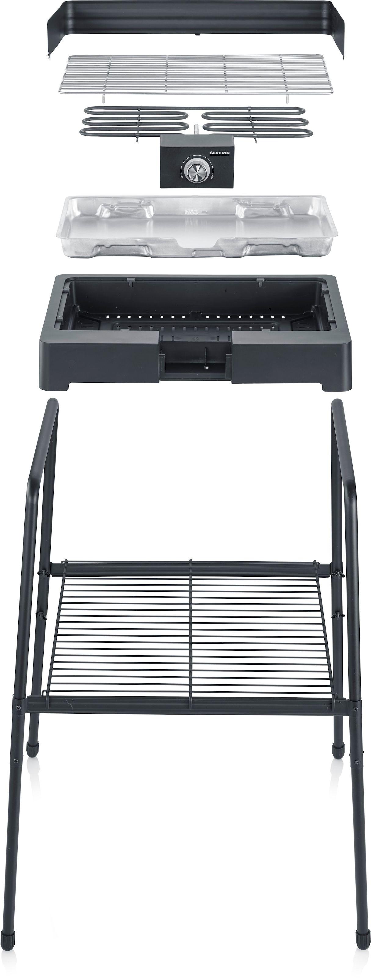Severin Standgrill »PG 8566«, 2200 W, Elektrogrill mit Grillrost