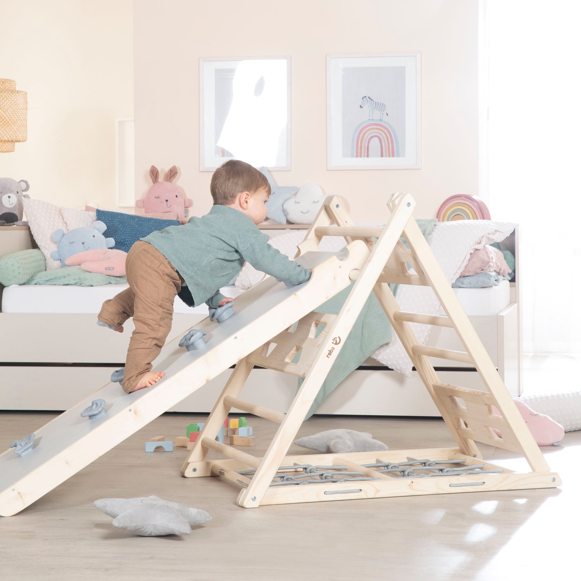 roba® Rutsche »Rutschbrett für roba Kletterdreieck«, für roba Kletterdreieck und Spielturm