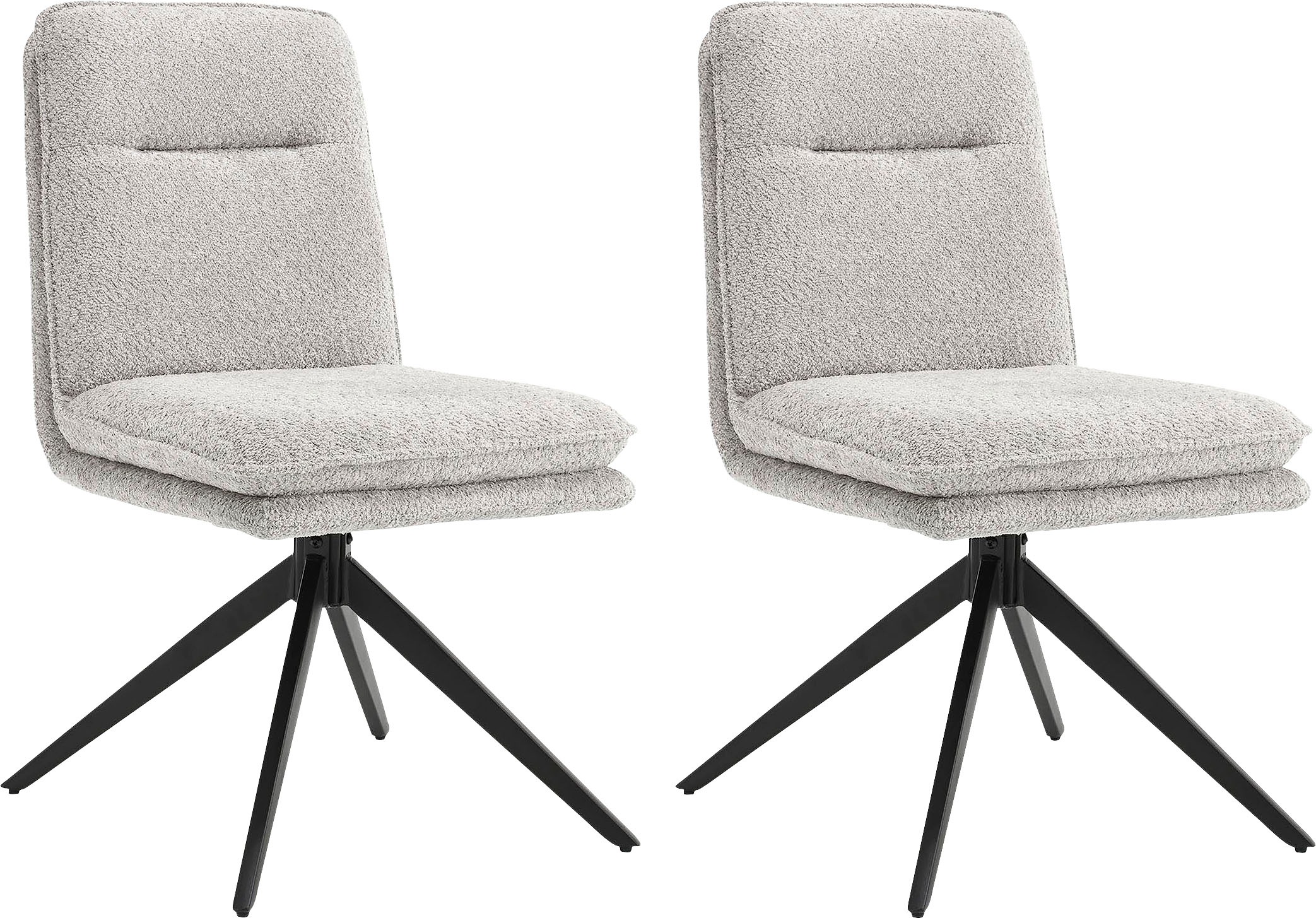 Home affaire Esszimmerstuhl »Valencia«, (Set), 2 St., Boucle, verschiedene günstig online kaufen