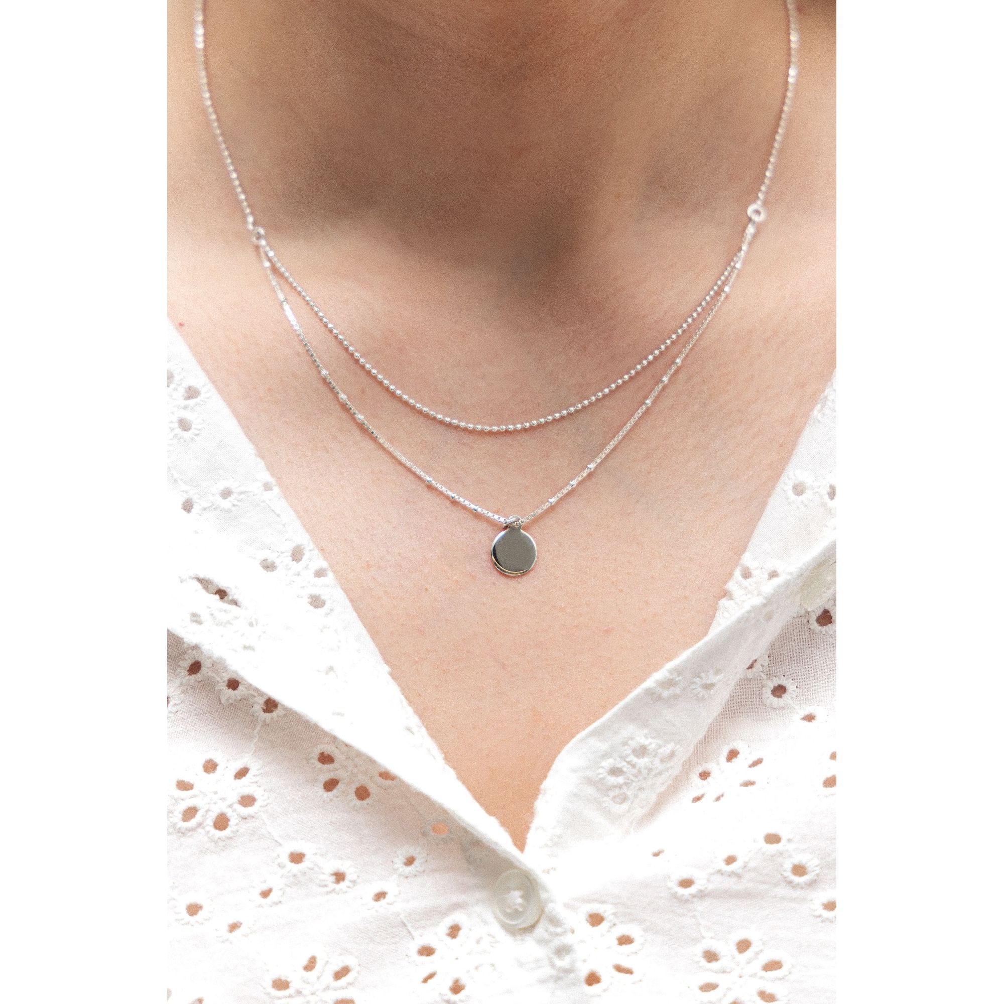 Zeeme Kette mit Anhänger »Silber 925 zweireihig 38+5cm lang«