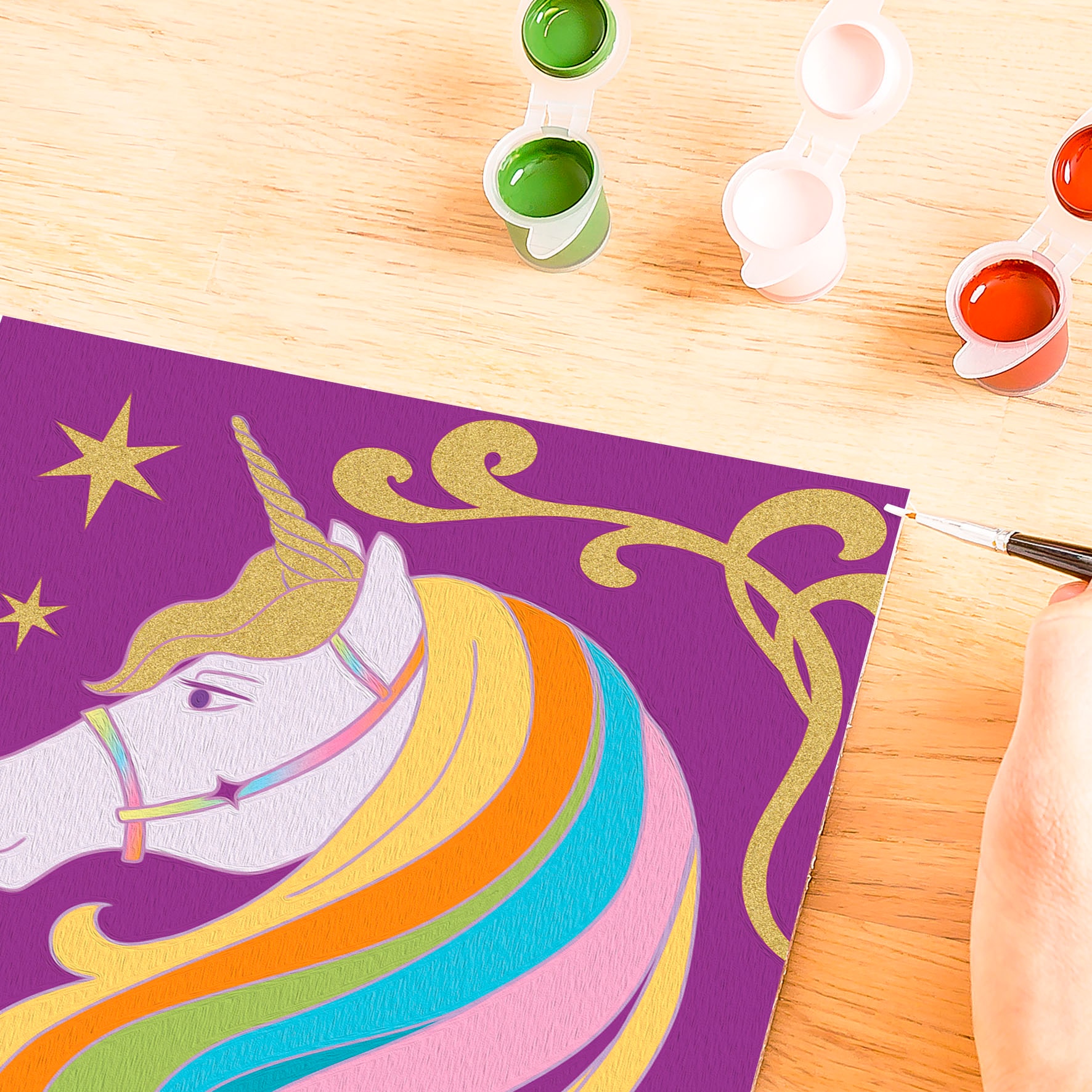 Ravensburger Malen nach Zahlen »CreArt, Malen nach Zahlen, Kinder, Unicorn Academy - Wildstar«, Made in Europe