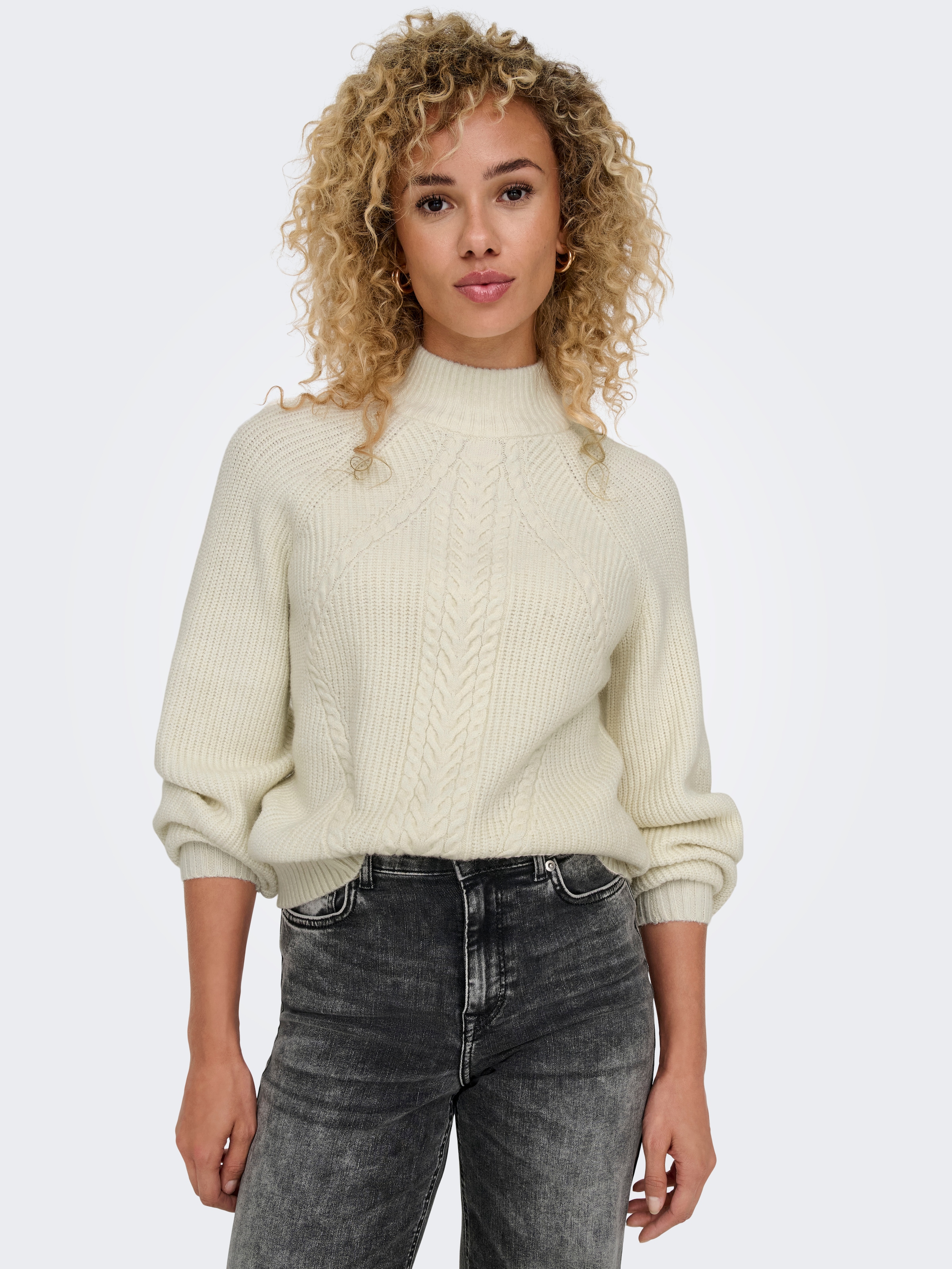ONLY Stehkragenpullover »ONLKATIA LS DETAIL HIGHNECK CC KNT«