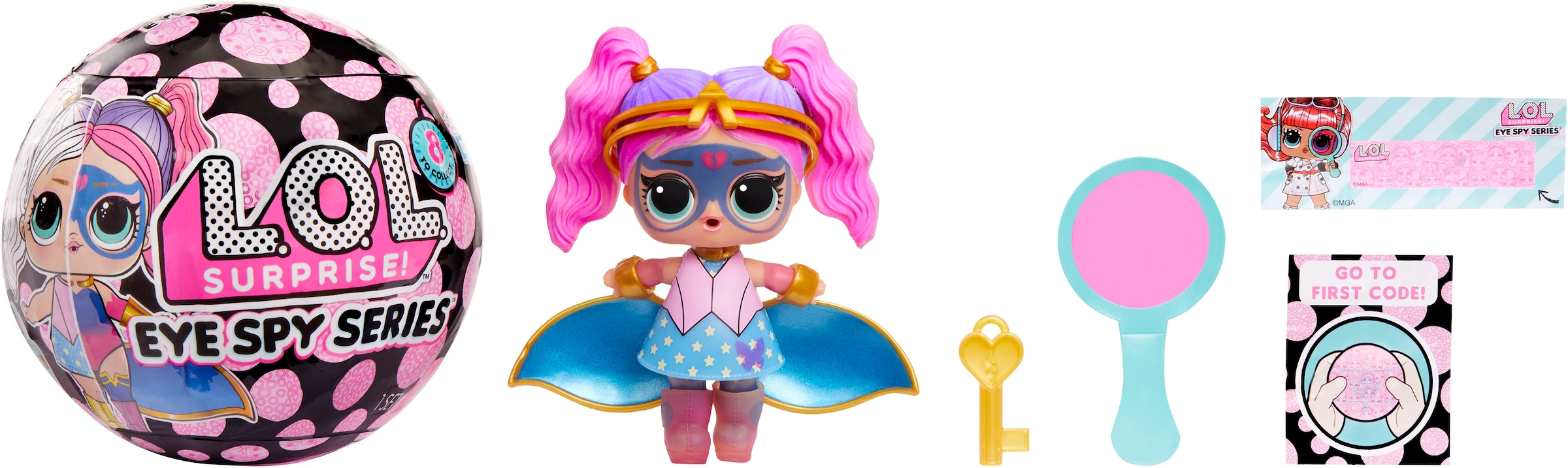 L.O.L. SURPRISE! Anziehpuppe »L.O.L. Surprise Eye Spy Tots« mit magischem F günstig online kaufen