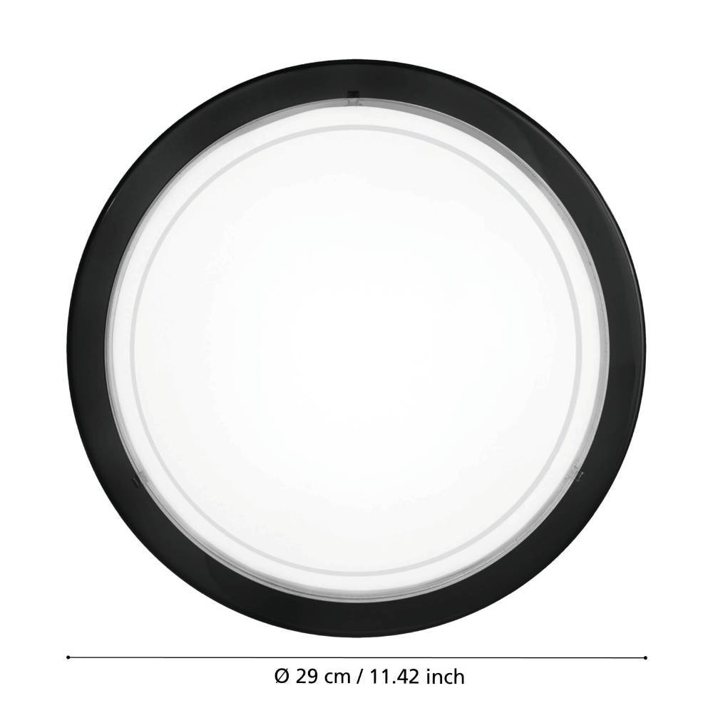 EGLO Deckenleuchte »PLANET 1«, 1 flammig, Leuchtmittel E27 | ohne Leuchtmittel, Wohnzimmerlampe, Flurlampe, Esszimmer, Büro, zeitlos, 29x29x8,5cm
