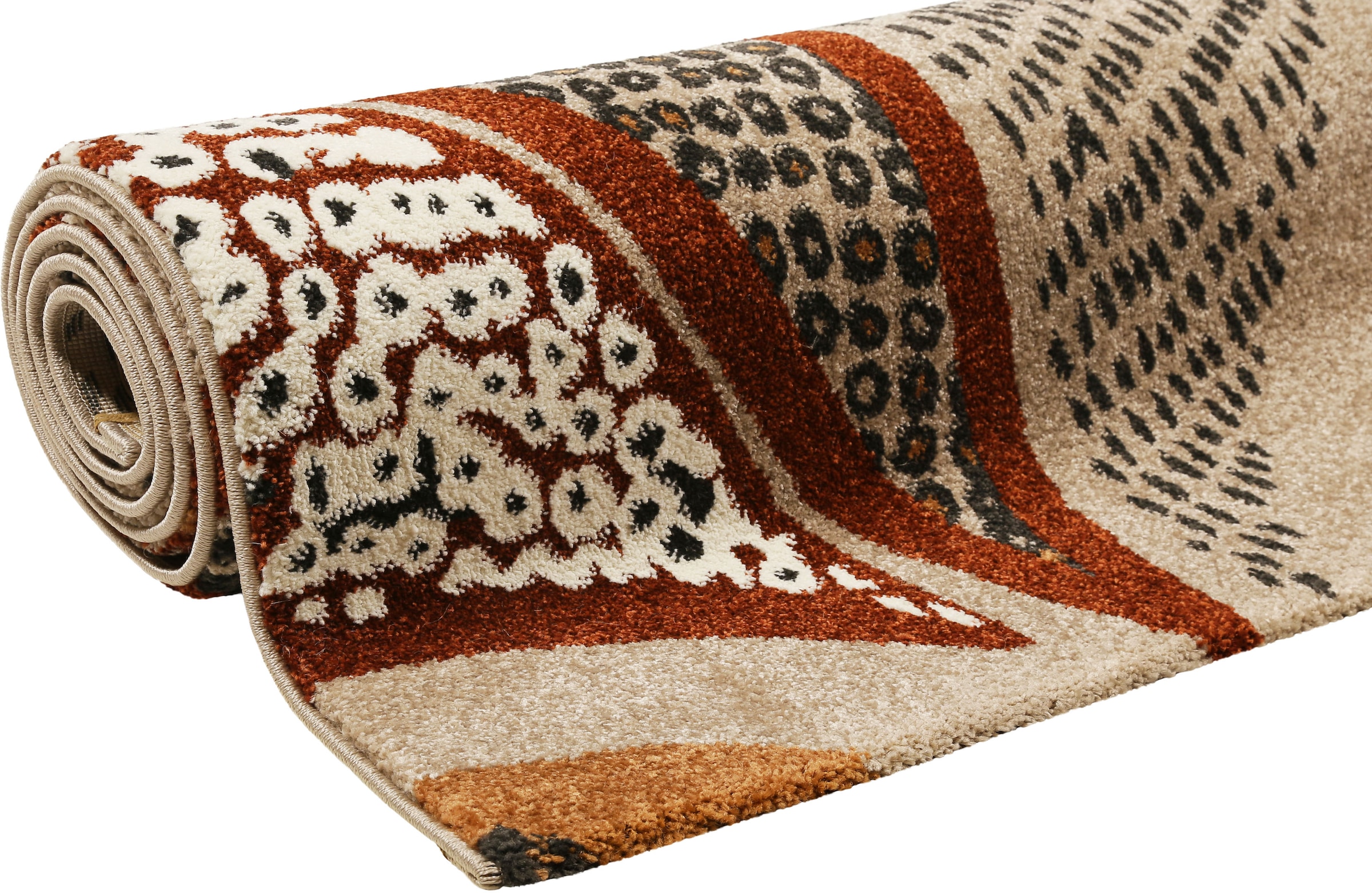 Esprit Teppich »Hazel,  ESP-40101«, rechteckig, 13 mm Höhe, schön weicher Kurzflor in modernem Design, bunt, Wohnzimmer