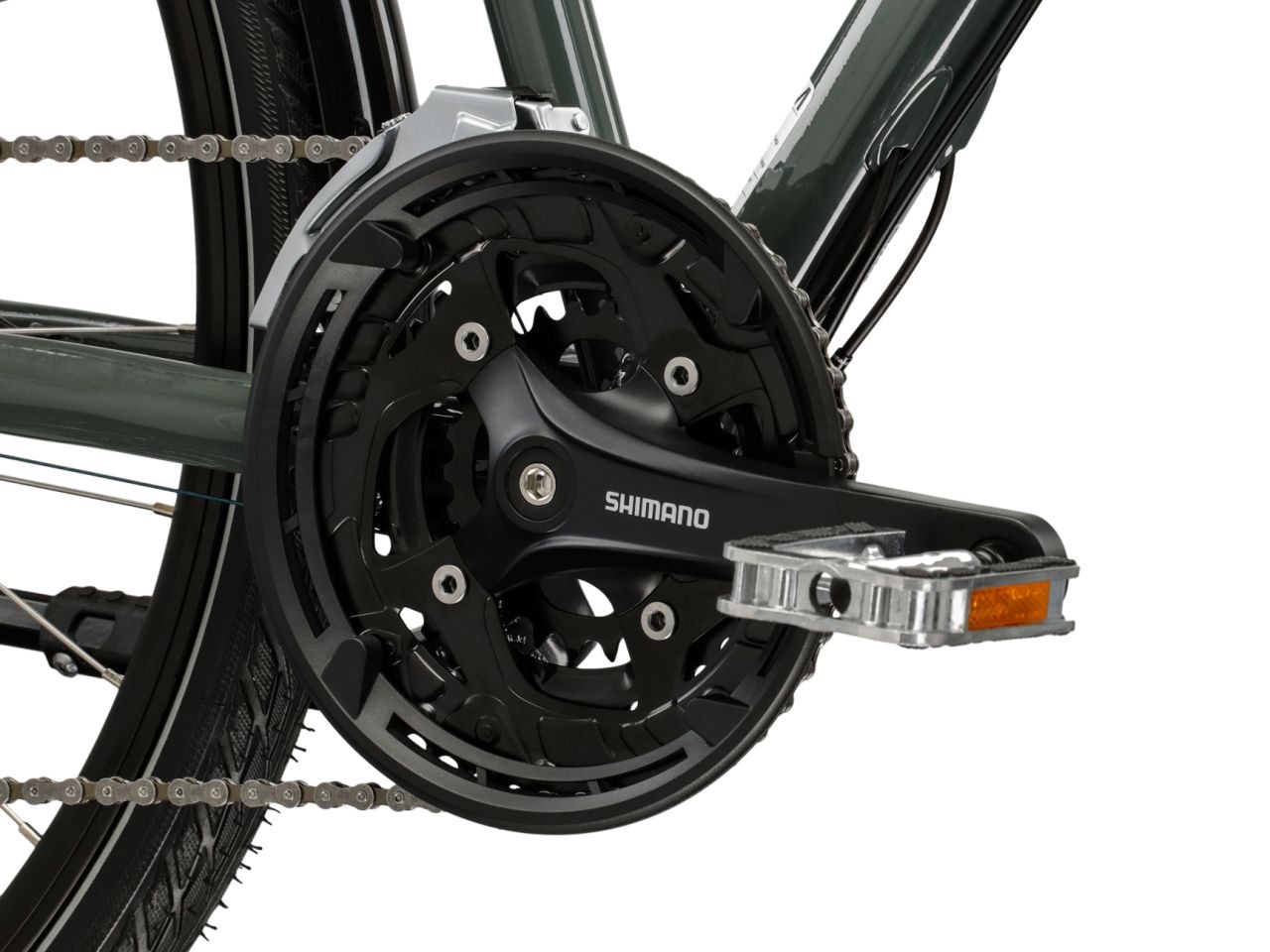 Kross Crossrad »Trans 8.0 grau 27 Gänge« 27 Gang Shimano ALIVIO T4000 Schaltwerk Kettenschaltung