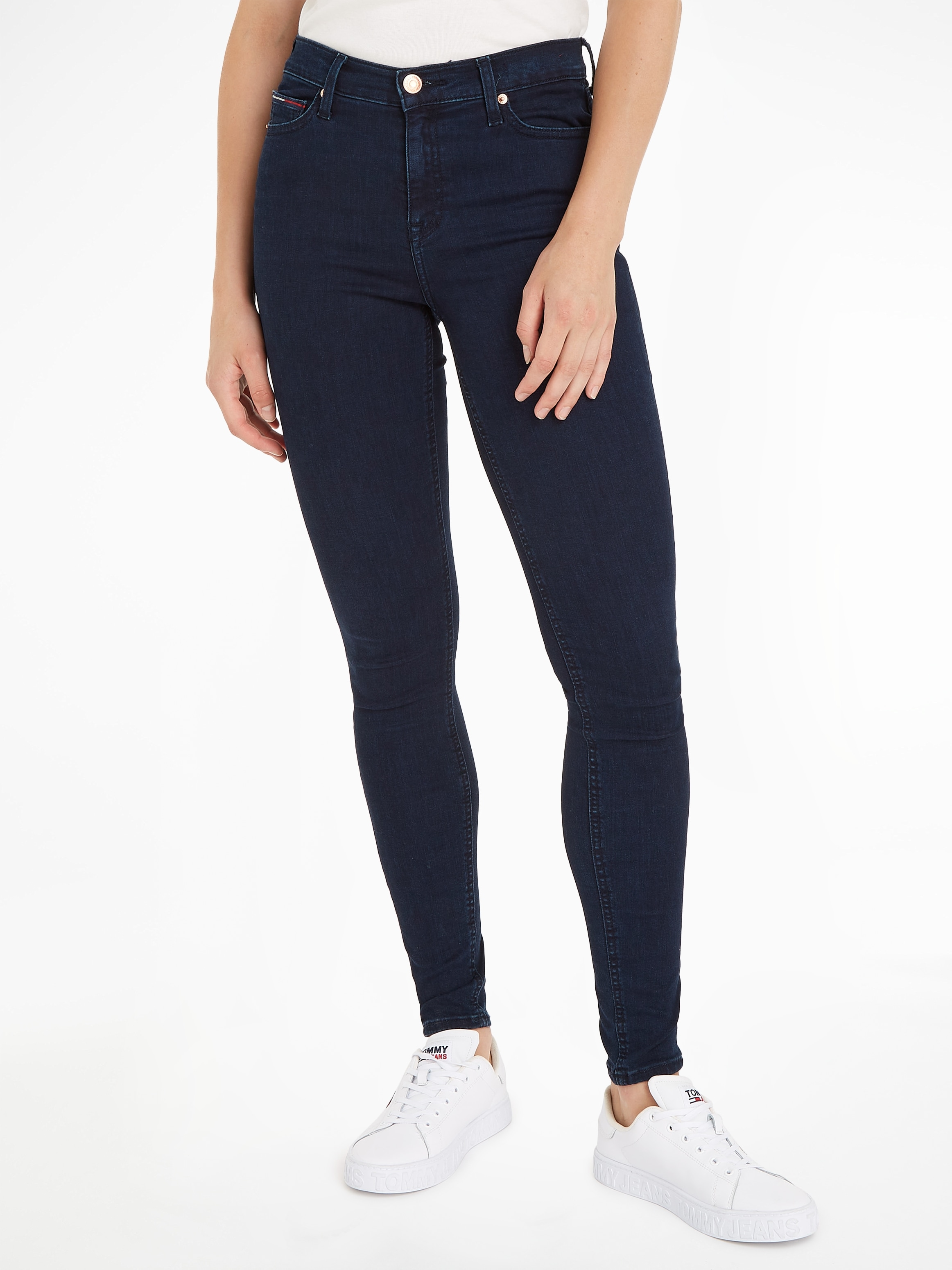 »NORA Tommy SKNY«, Jeans & bestellen Skinny-fit-Jeans mit Logo-Badge Tommy Stickereien Jeans MR