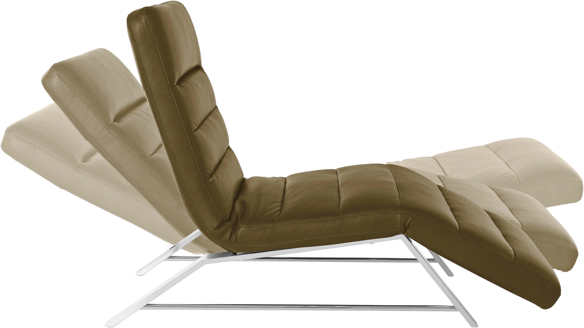 W.SCHILLIG Relaxliege »daily dreams«, Funktionsliege wahlweise mit Motor, Gestell Chrom, Breite 65 cm
