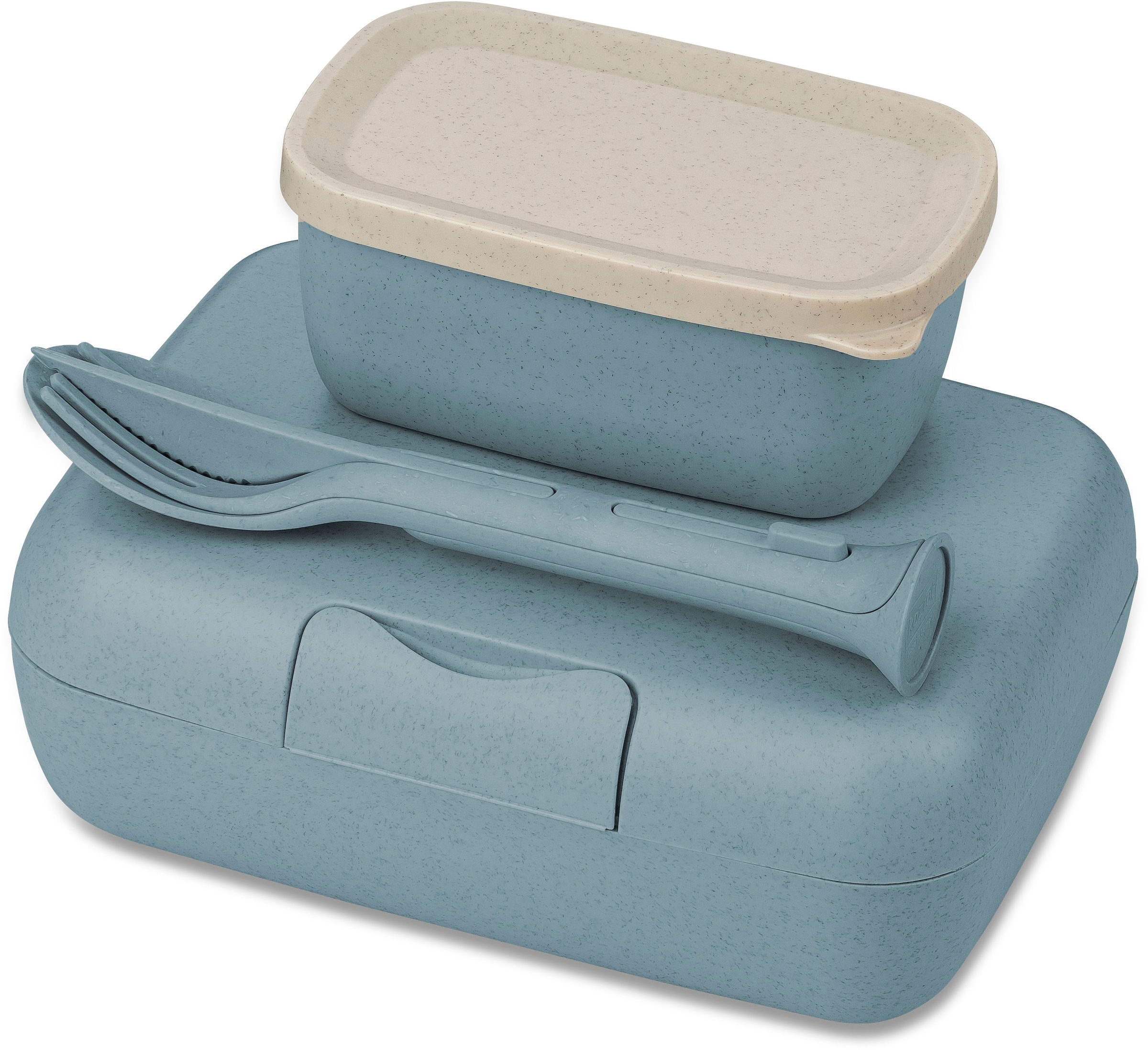 KOZIOL Lunchbox »Bentobox L + Besteck-Set CANDY READY« Set, 3 Stk. tlg. Mad günstig online kaufen