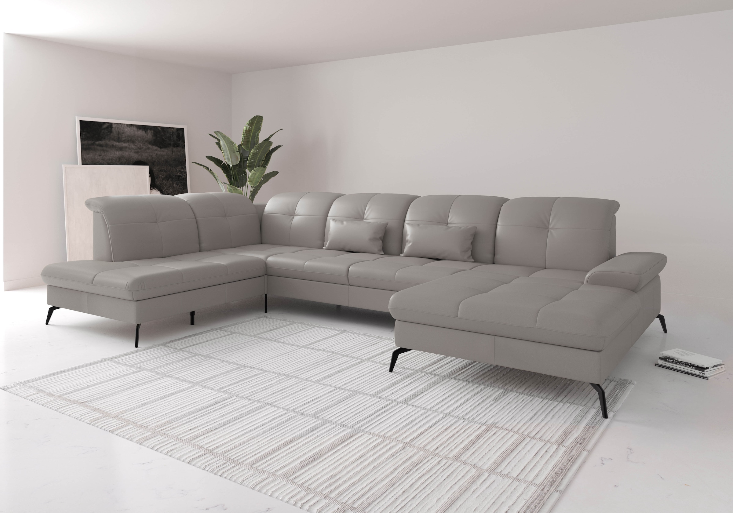 sit&more Wohnlandschaft »Amica«, inkl Sitztiefenverstellung und Armteilvers günstig online kaufen