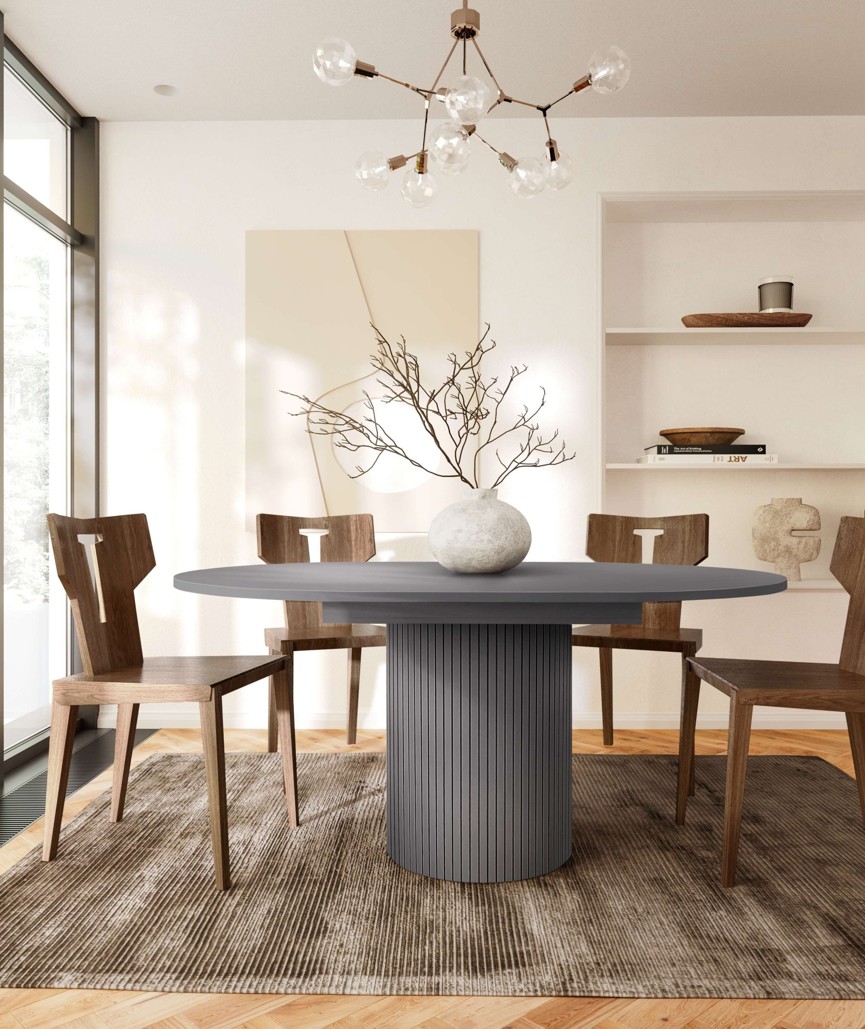 Woodman Esstisch »Toscana«, Breite 120 cm, Eiche Furnier, mit Verlängerungs günstig online kaufen