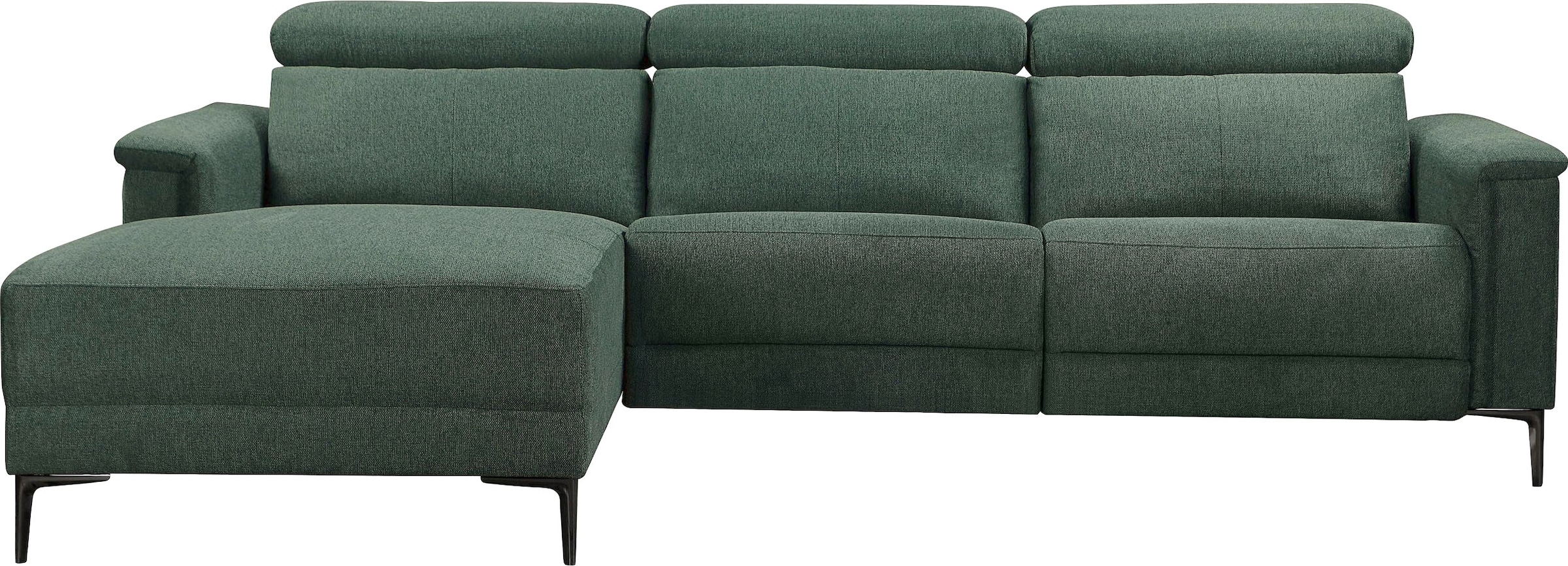 Places of Style Ecksofa Lund, L-Form, 261cm, mit man. o. elektr. Relaxfunkt günstig online kaufen