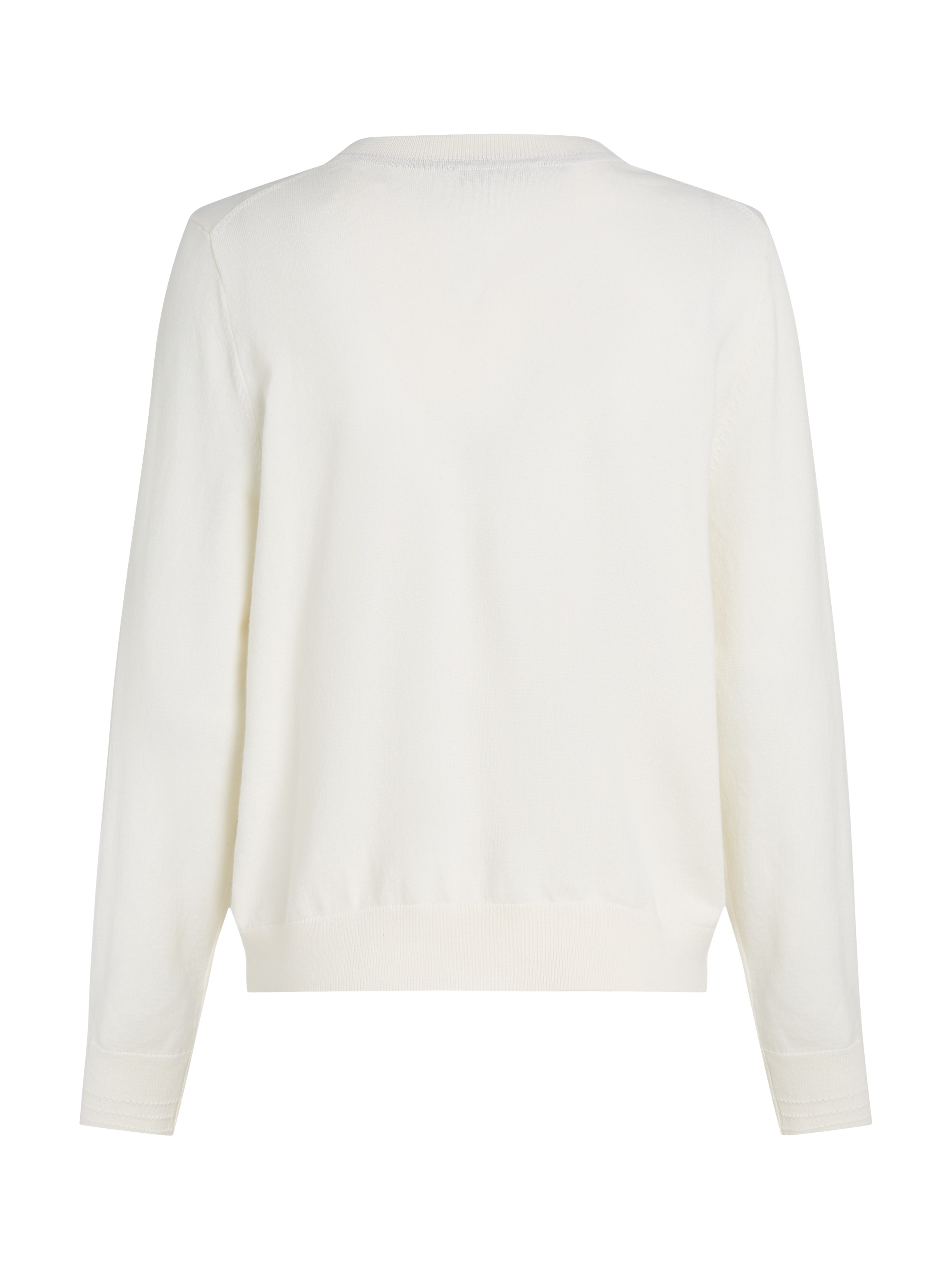 Tommy Hilfiger Cardigan »CO JERSEY STITCH CARDIGAN«, mit Logostickerei
