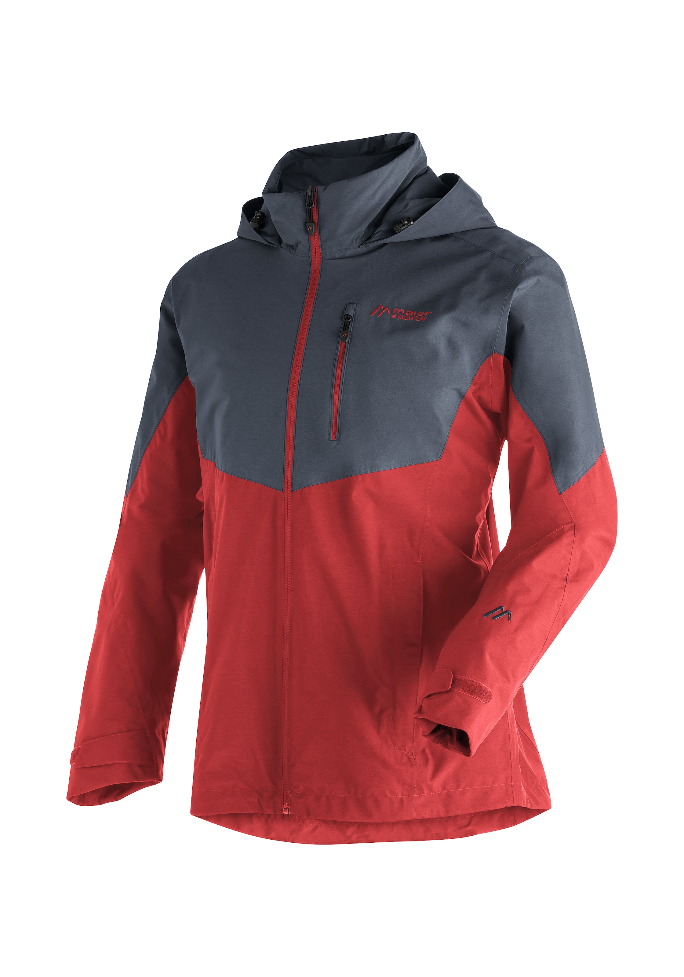 Maier Sports Outdoorjacke »Halny rec M« Herren Funktionsjacke, wasserdichte Regenjacke mit Kapuze, Wanderjacke