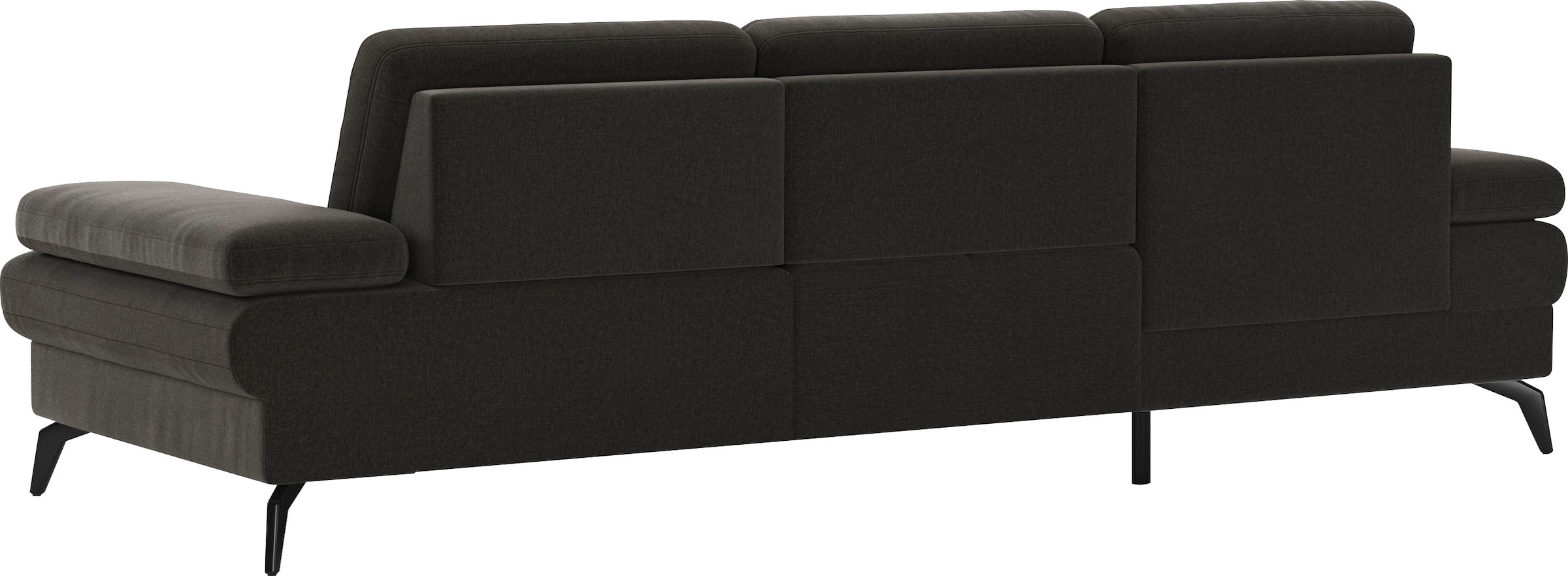 sit&more Ecksofa »Morris L-Form, inkl. Sitztiefenverstellung«, wahlweise mit Armteilverstellung, Bettfunktion & Bettkasten