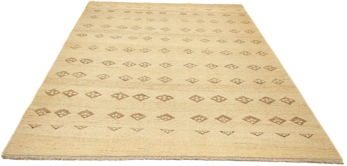 morgenland Wollteppich »Gabbeh Teppich handgeknüpft beige«, rechteckig, 18 günstig online kaufen