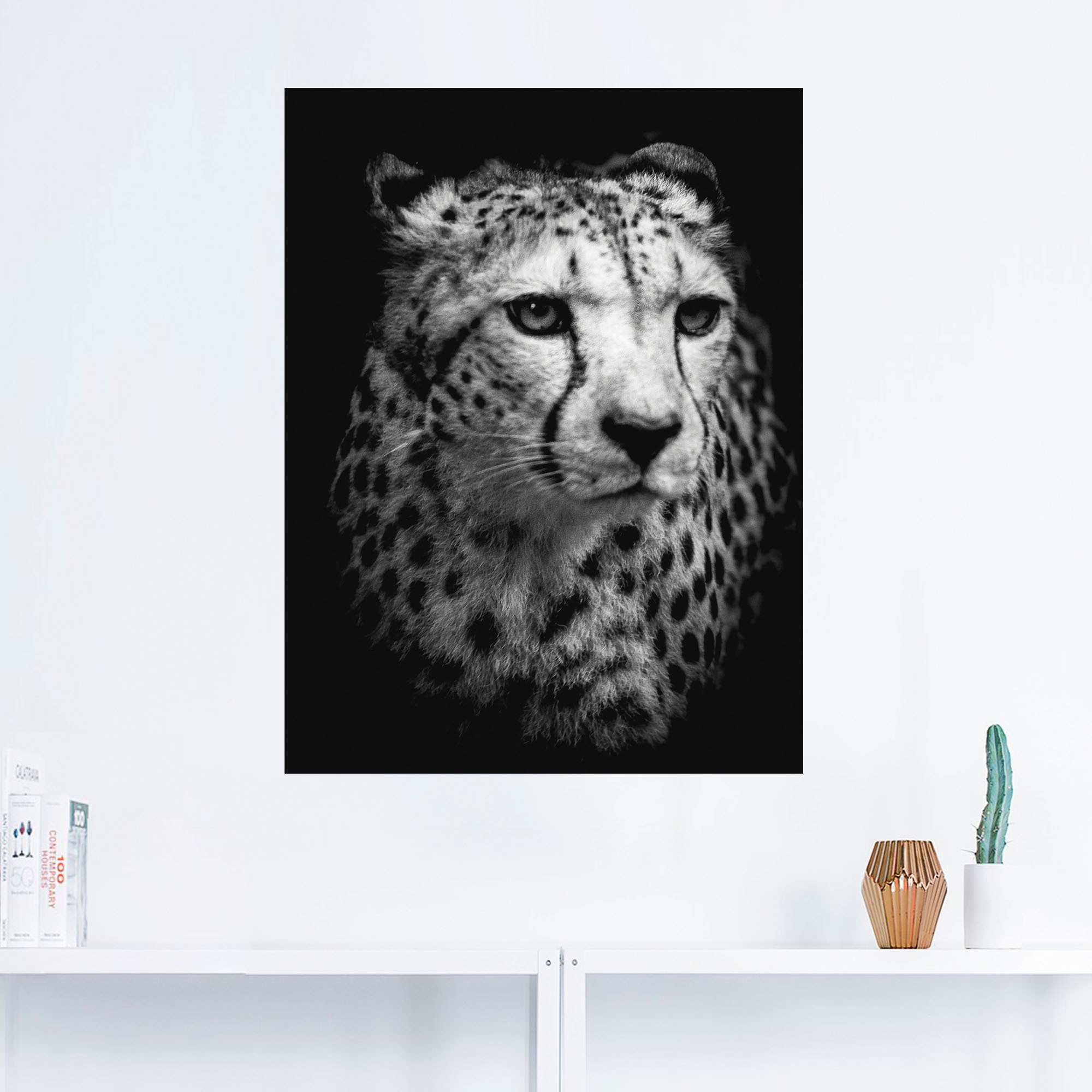 Artland Wandbild »Der Gepard«, Wildtiere, (1 St.), als Alubild, Leinwandbild,  Wandaufkleber oder Poster in versch. Größen auf Raten kaufen