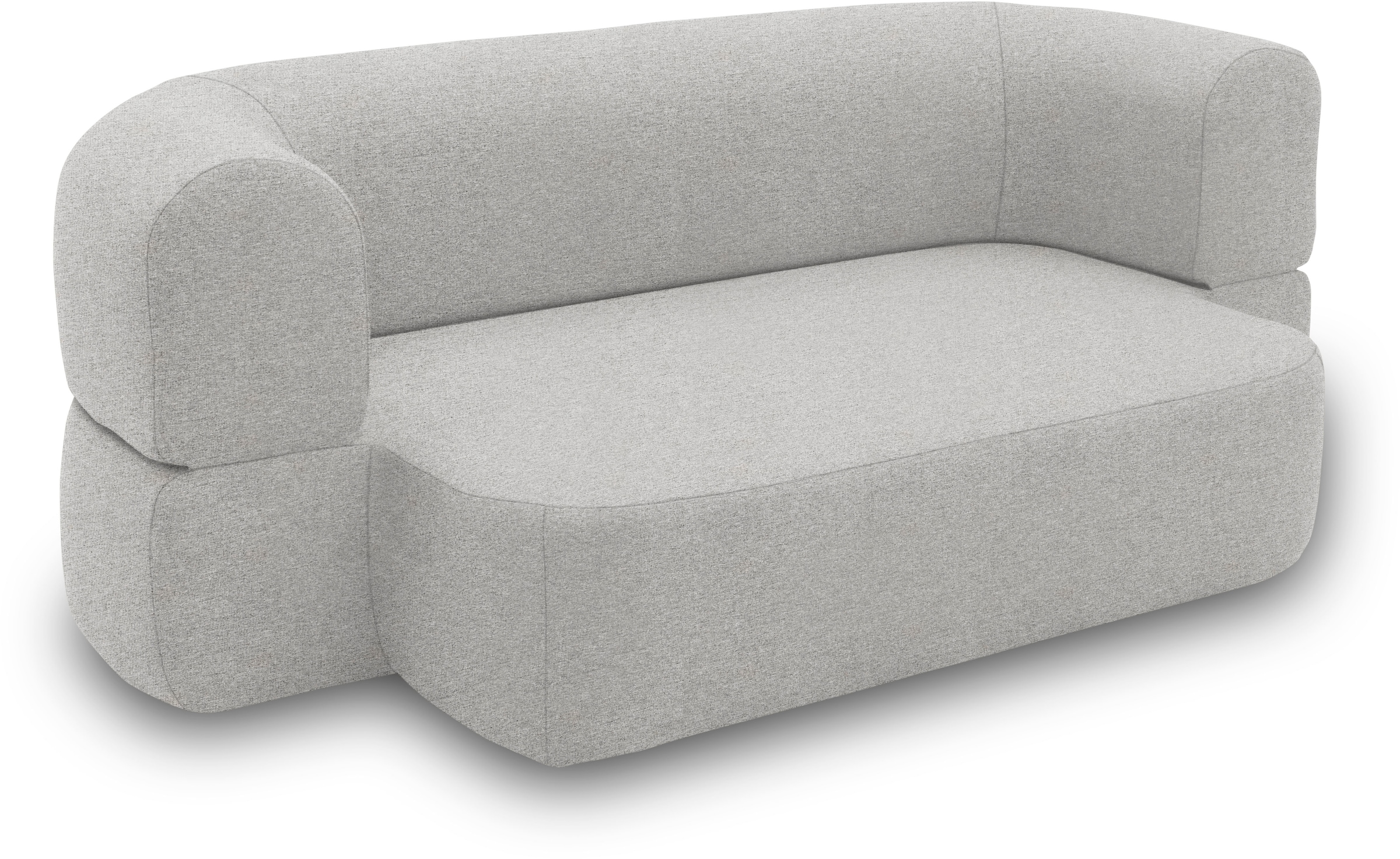 INOSIGN Schlafsofa »Denair oval Federkern«, 2-Sitzer durch Klappen verwandeln in eine Liegefläche