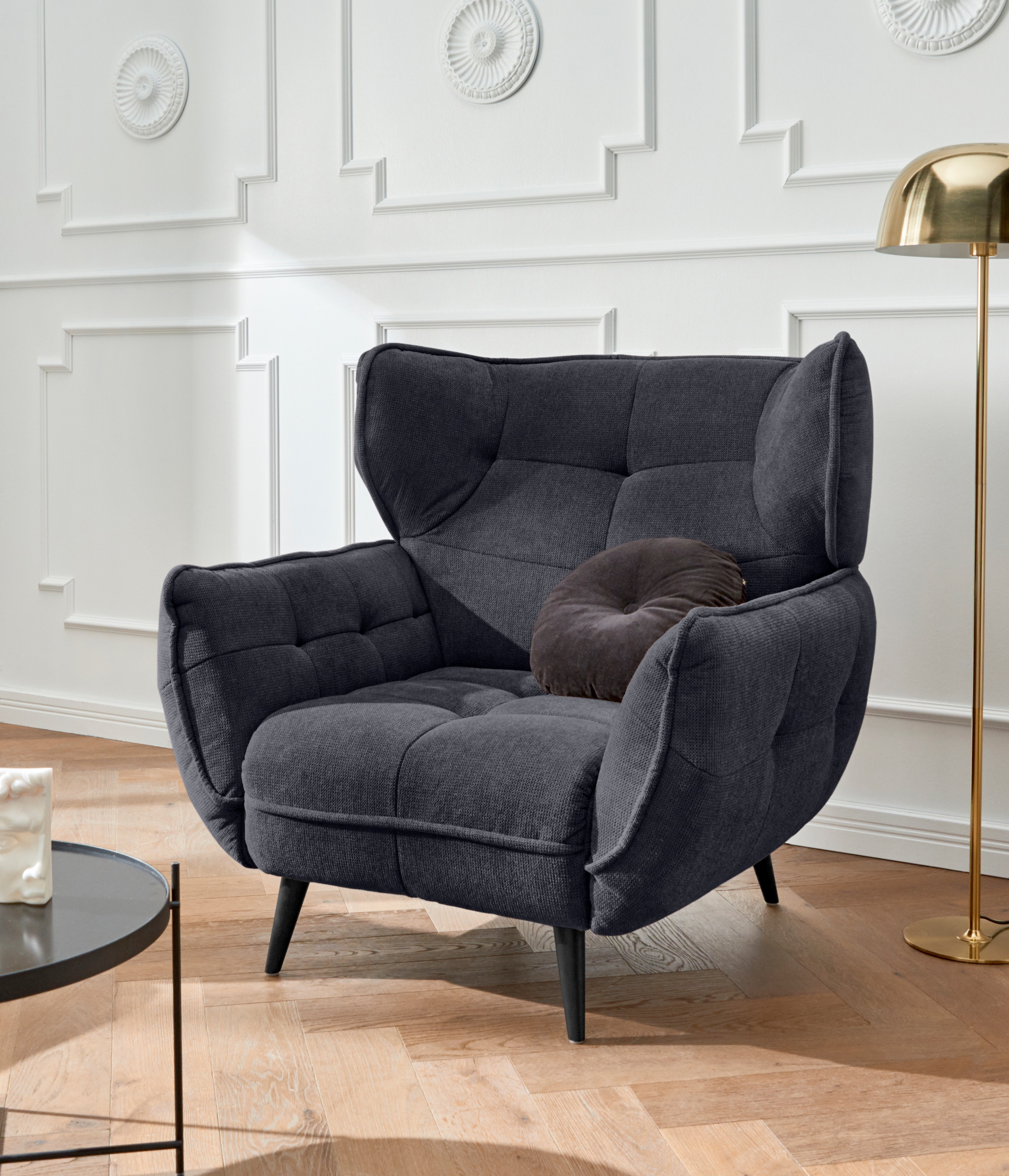 Home affaire Sessel »Ariana« Stylischer Hochlehner bzw. Ohrensessel günstig online kaufen