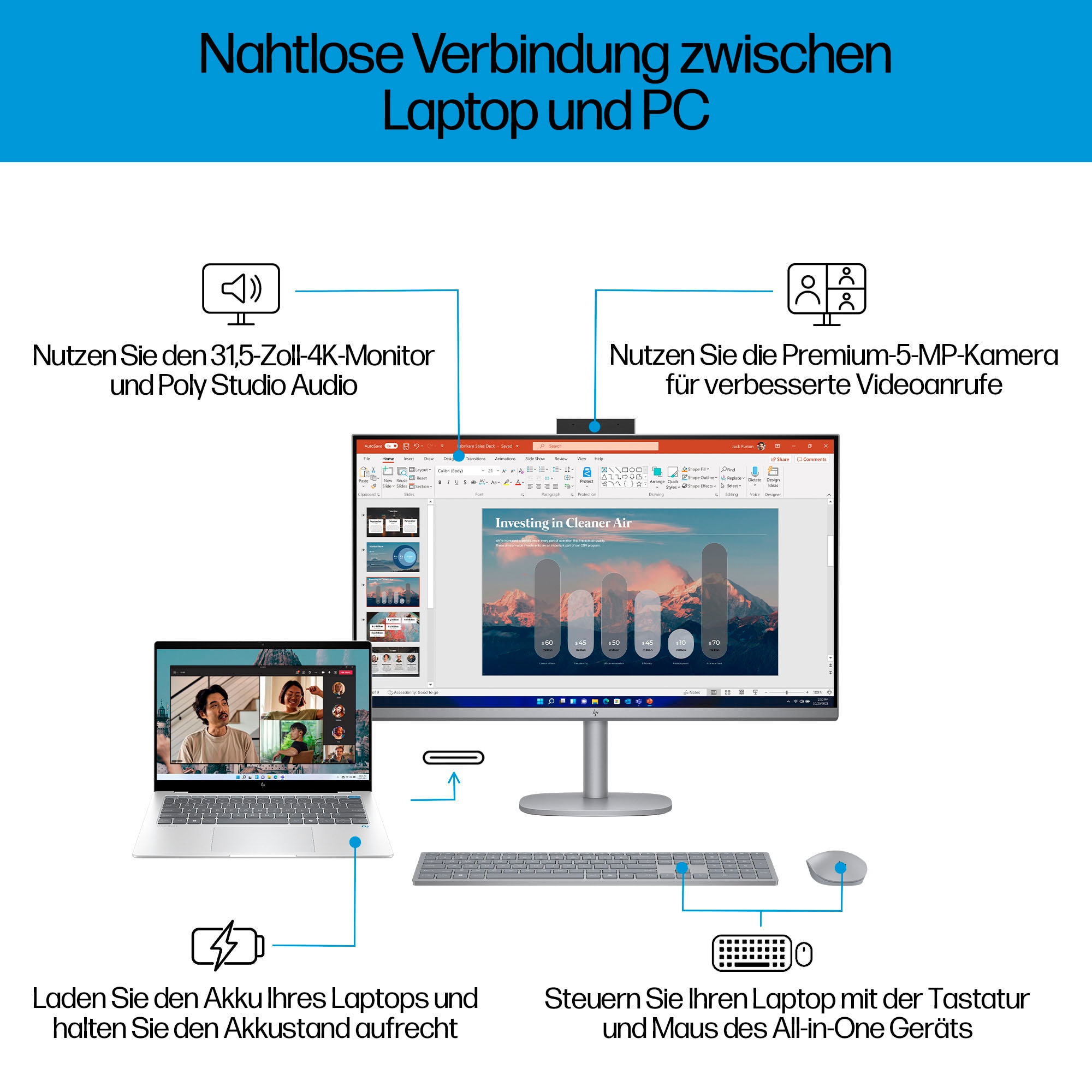 HP All-in-One PC »OmniStudio X 32-c0077ng«