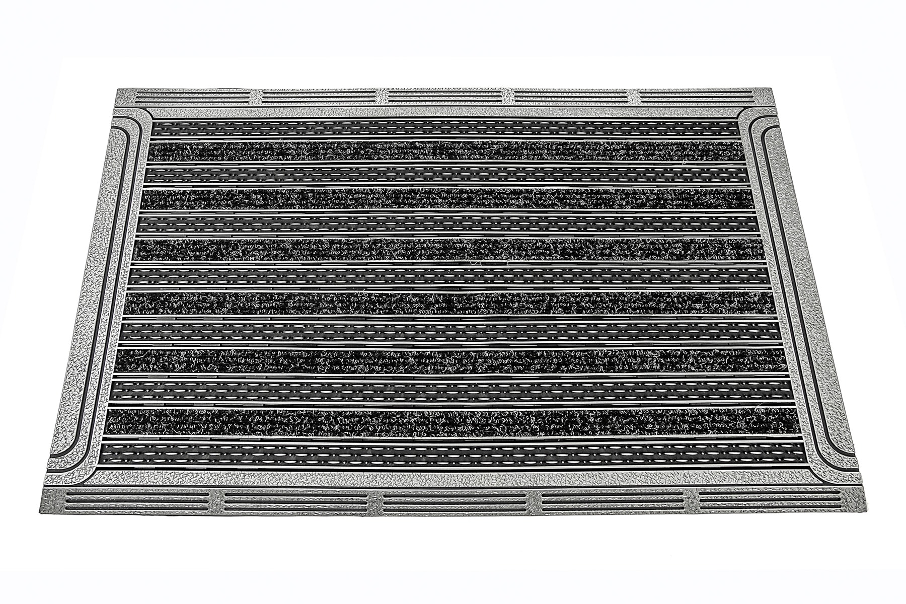 Home2Fashion Fußmatte »GridClean ST-XXL«, rechteckig, 12 mm Höhe, Schmutzfangmatte, robust & strapazierfähig, In- und Outdoor geeignet