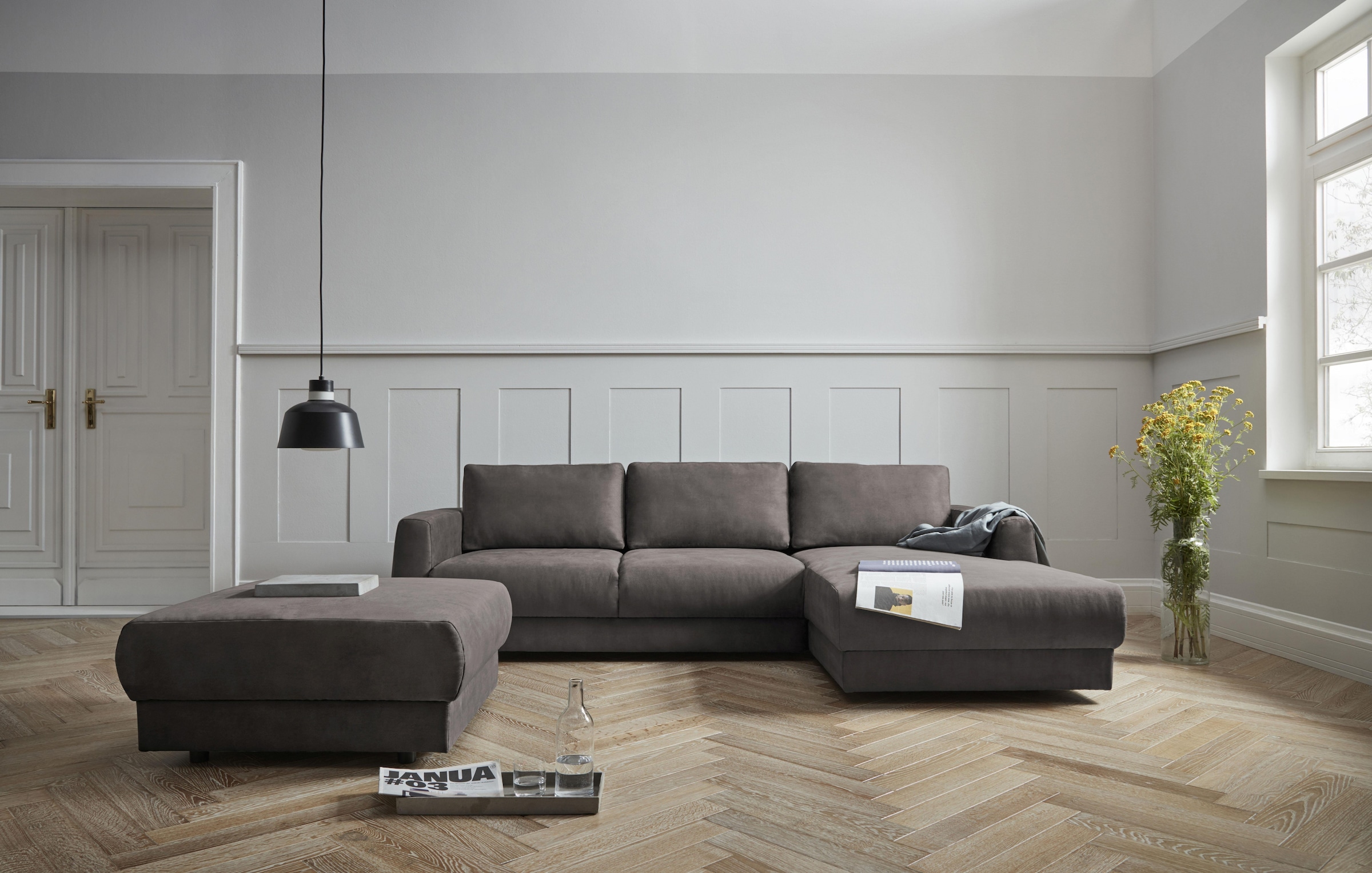andas Hocker »Hobro«, in 3 Bezugsstoffen und vielen Farben, Design by Morten Georgsen
