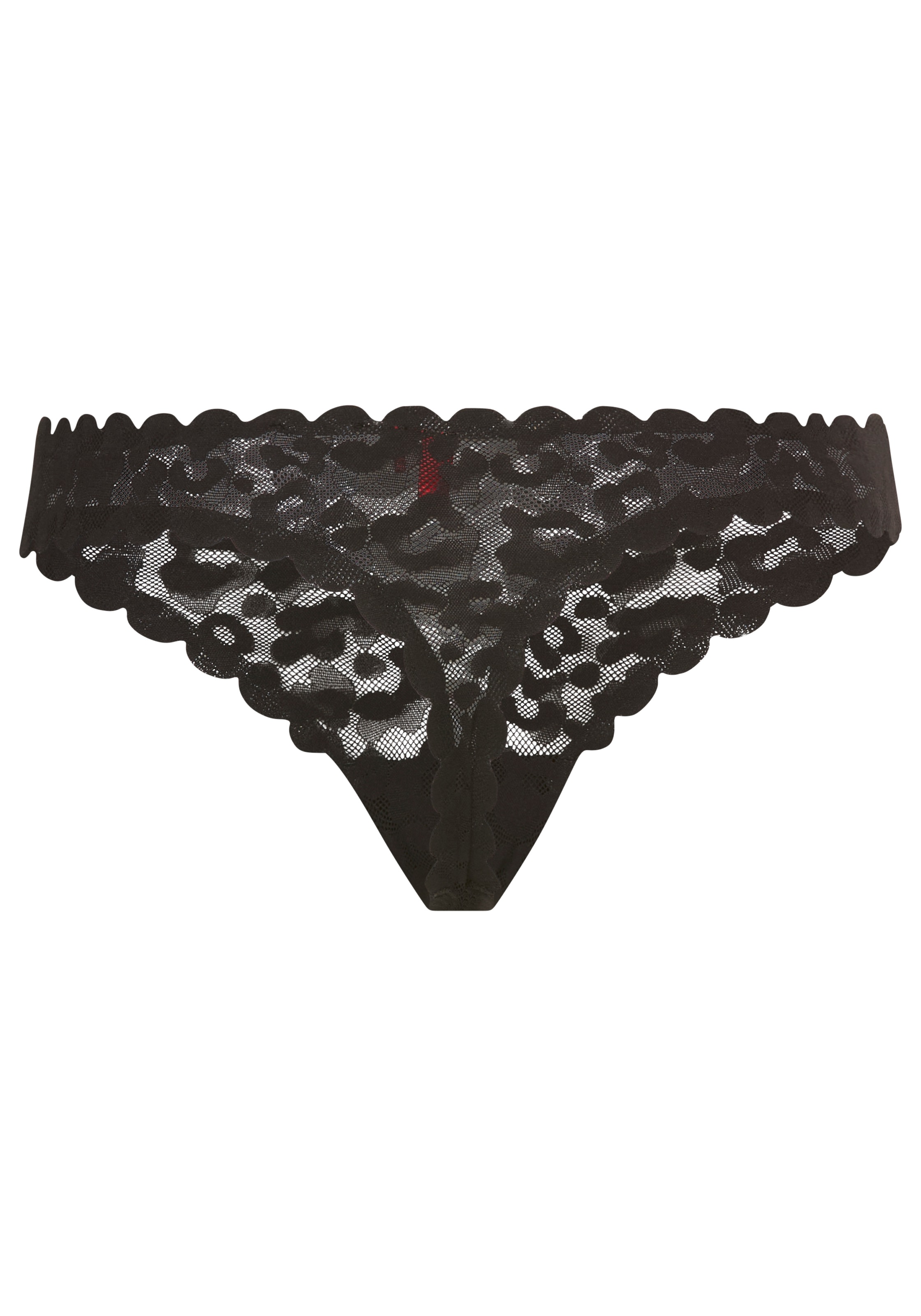 HUGO Underwear Slip »LEO LACE«, aus Leopardenspitze, mit gewellter Kante