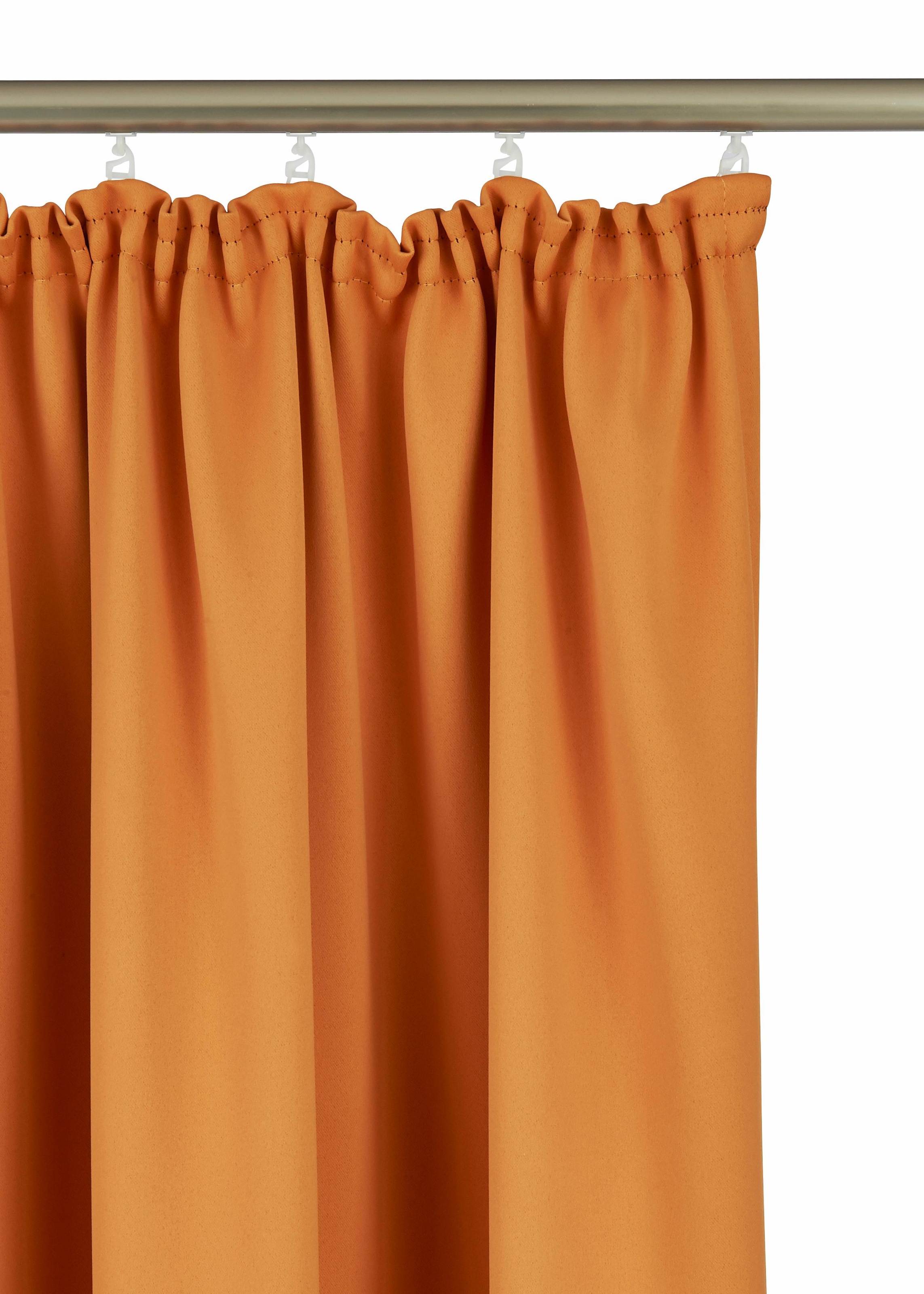 VHG Verdunkelungsvorhang »Leon« Kräuselband 1 Stk. tlg. Energie sparend,Wärmeschutz,blickdicht,verschiedene Größen