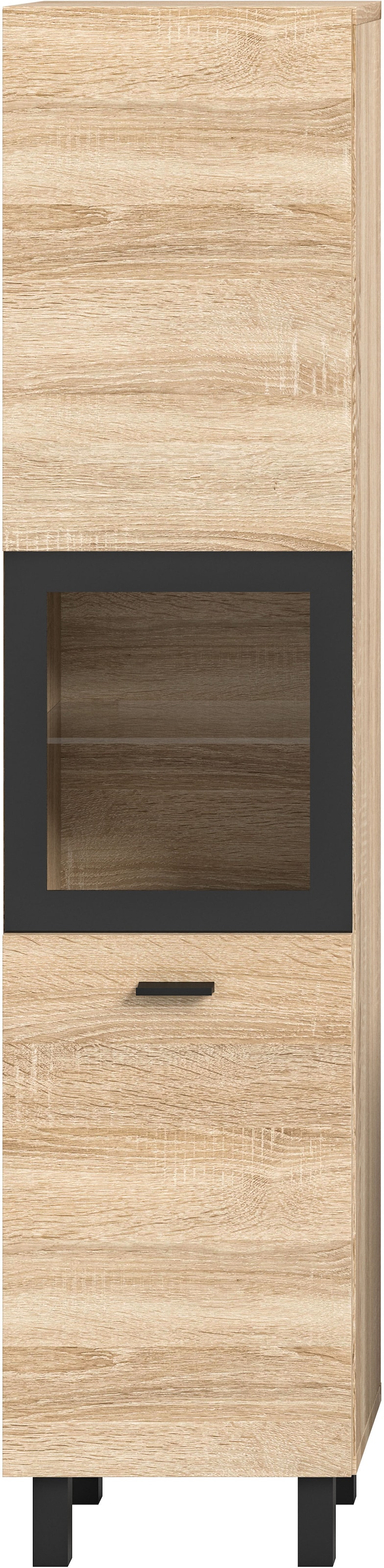 welltime Hochschrank »Tampa, Höhe 125cm, hängend oder stehend montierbar«, Badschrank, Bad-Hängeschrank, Badezimmer, Bad-Möbel