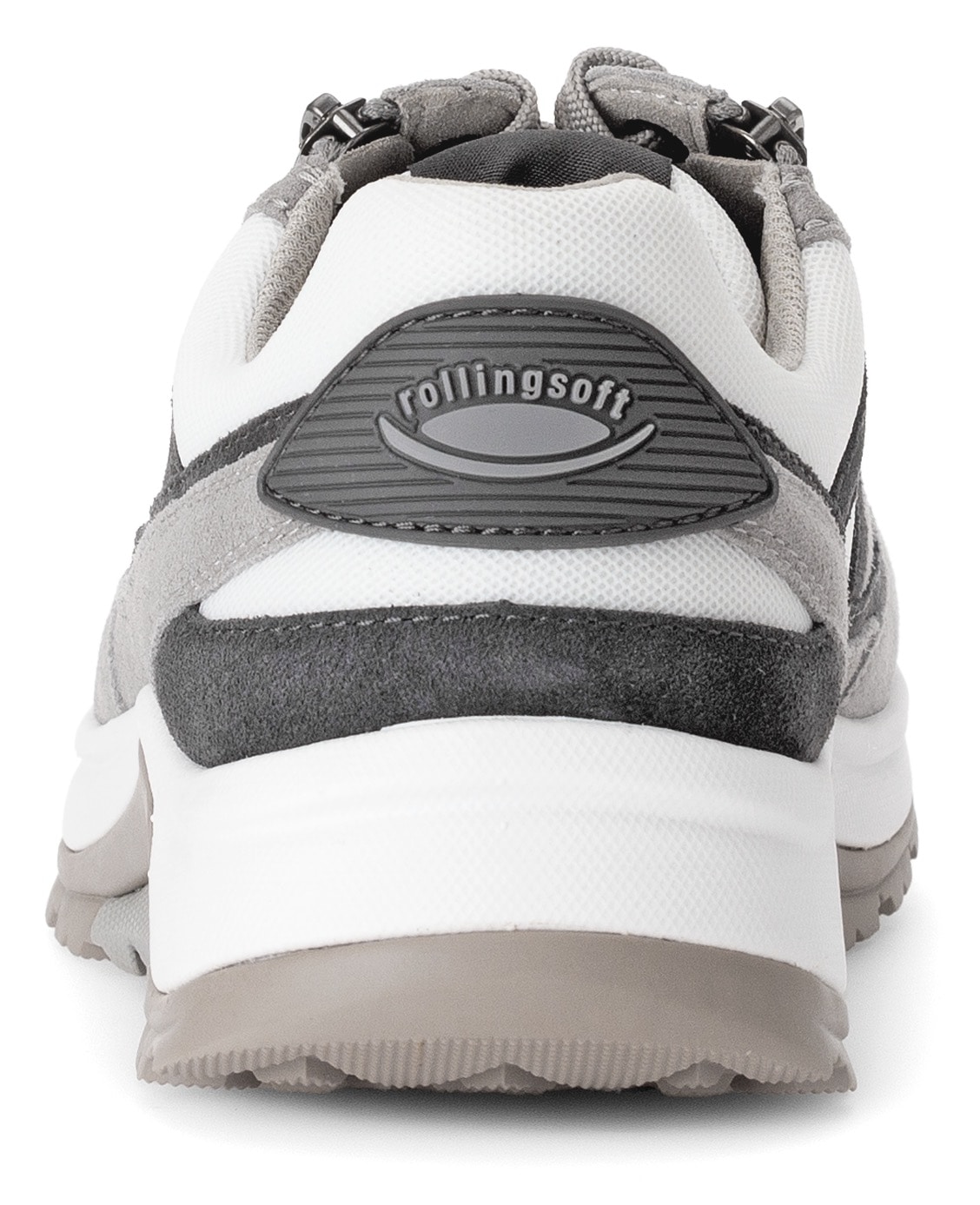 Gabor Rollingsoft Keilsneaker  , Schnürschuh, Halbschuh, Freizeitschuh, Außenreißverschluss, G-Weite