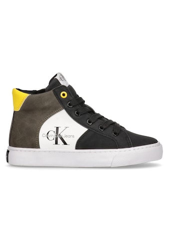 Calvin Klein Jeans Sneaker »HIGH TOP LACE-UP SNEAKER BLACK/WHITE/GREEN«, mit... kaufen