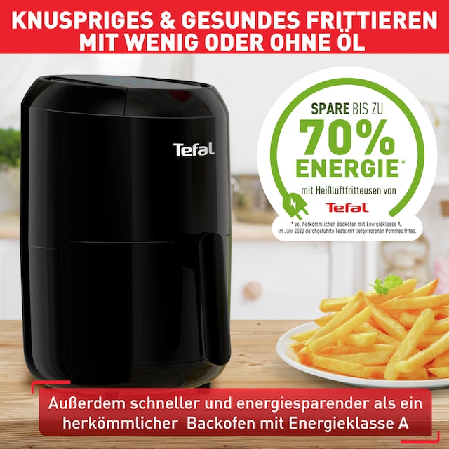 Tefal Heissluftfritteuse EY3018 Easy Fry Compact Digital, 1400 Watt,  Fassungsvermögen 1,6 Liter auf Rechnung bestellen